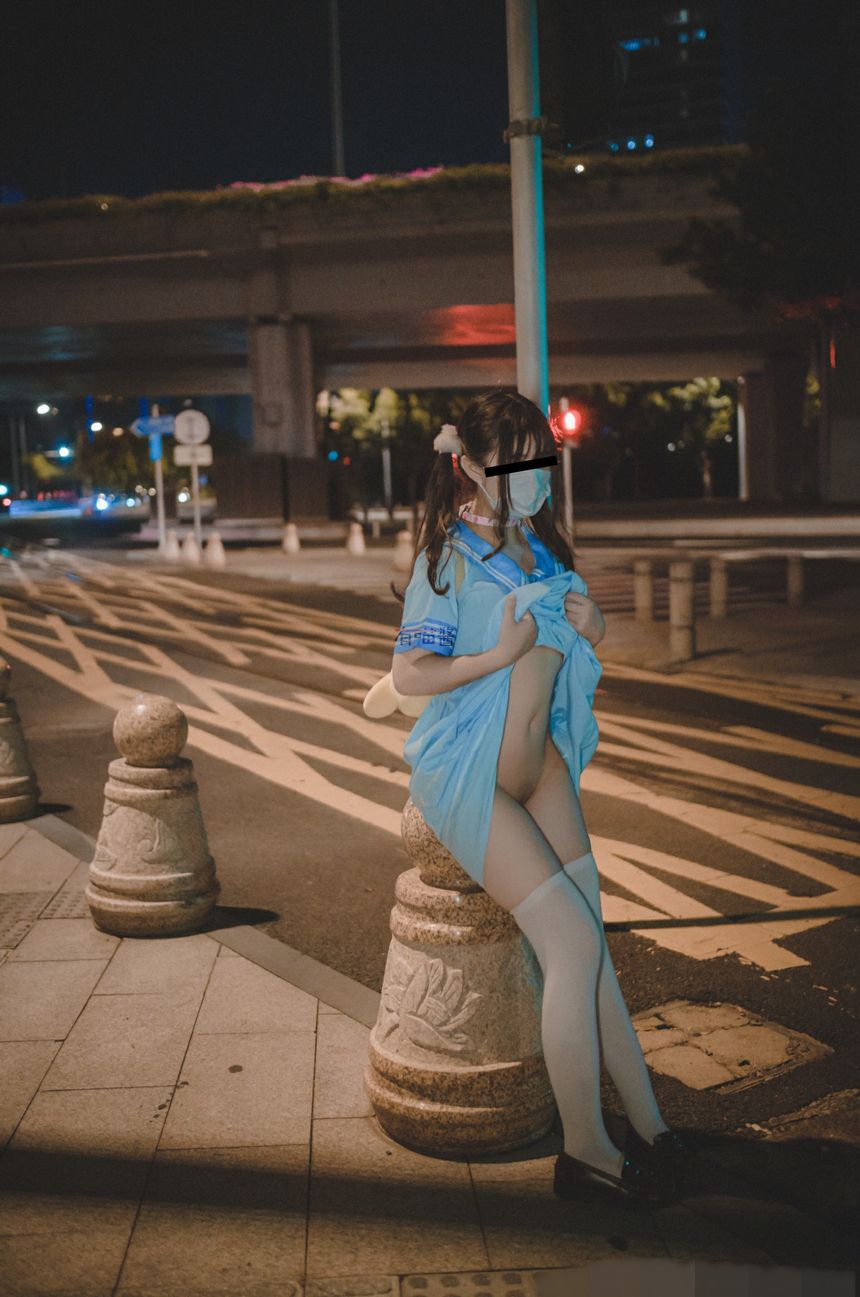 极品网络红人有喵酱公园冒险无圣光套图[113P]