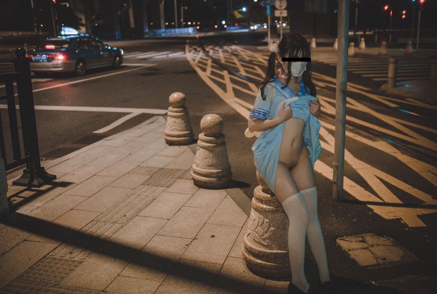 极品网络红人有喵酱公园冒险无圣光套图[113P]