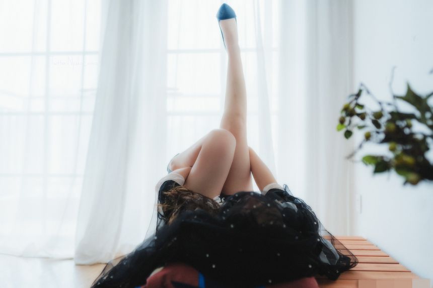 极品网络红人有喵酱暗修女无圣光套图[65P]
