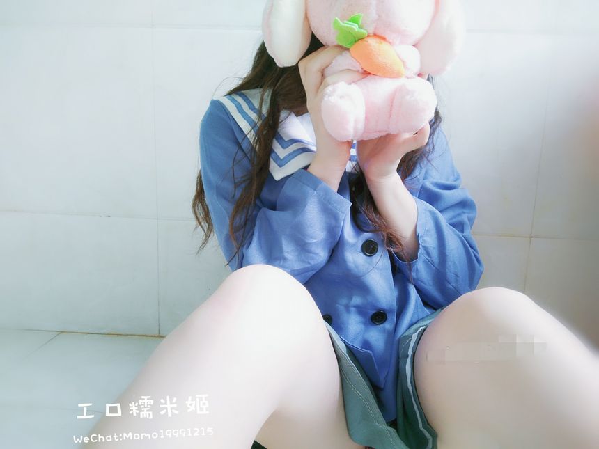极品萝莉网红工口糯米姬蓝色JK咩咩咩无圣光套图[68P]