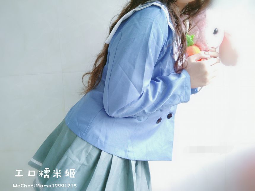 极品萝莉网红工口糯米姬蓝色JK咩咩咩无圣光套图[68P]
