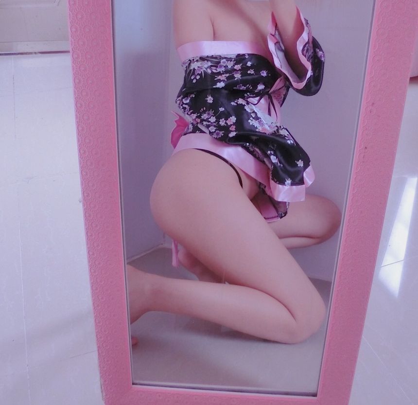 极品萝莉网红萌白酱(甜味弥漫)之日式印花无圣光套图[54P]