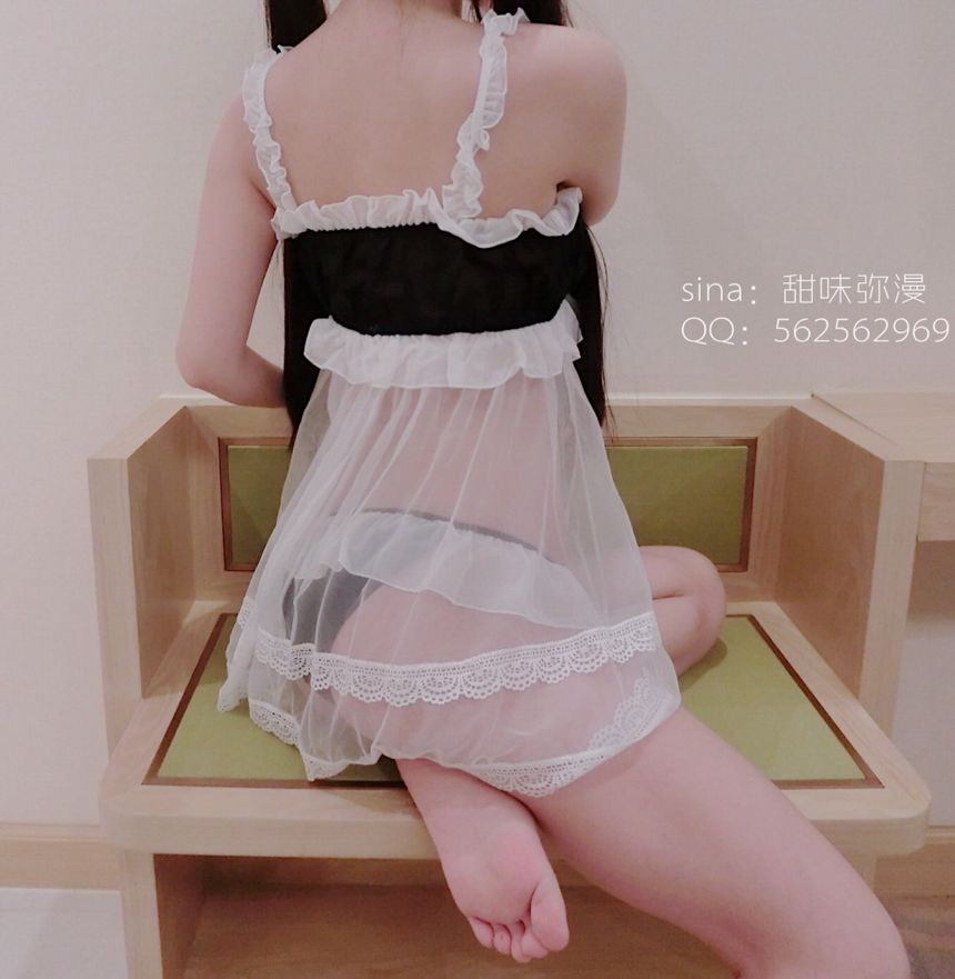 极品萝莉网红萌白酱(甜味弥漫)之黑色网纱无圣光套图[60P]