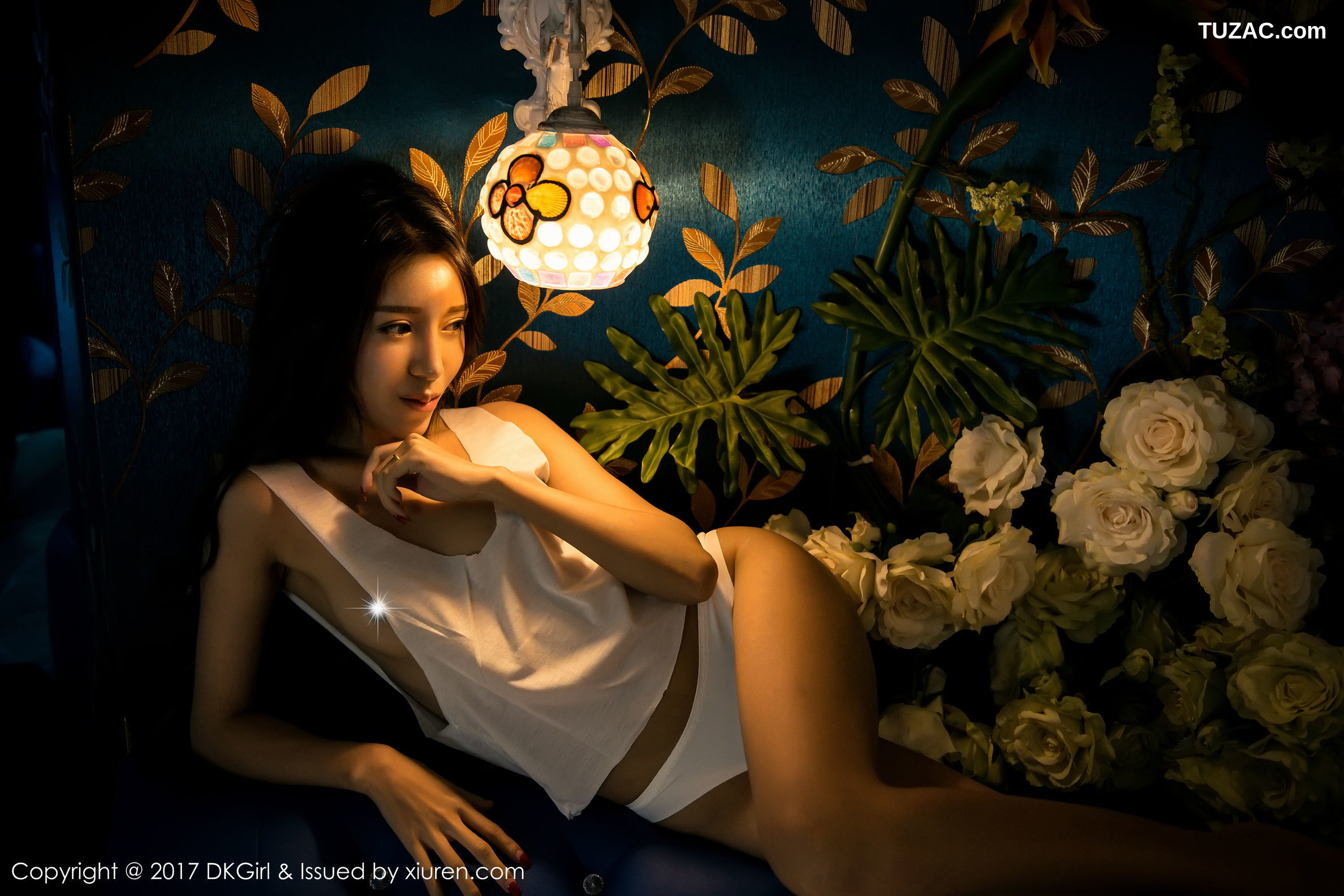 DKGirl御女郎-014-欧尼anne-性感黑丝美腿-诱惑湿身激凸
