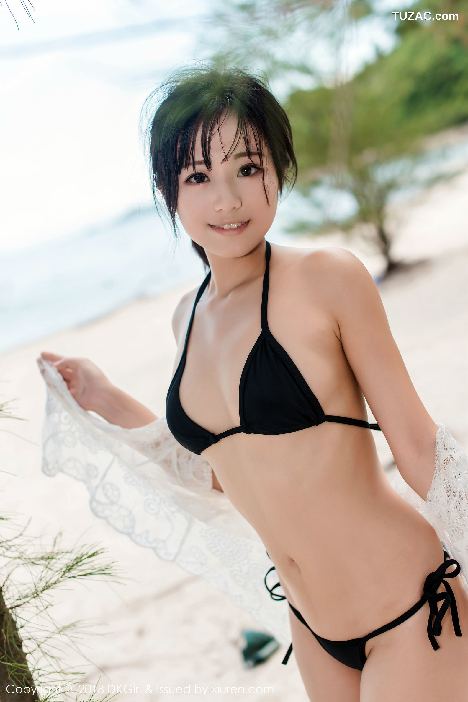 DKGirl御女郎-058-日系清纯美女-苍井优香-湿身海岸露出