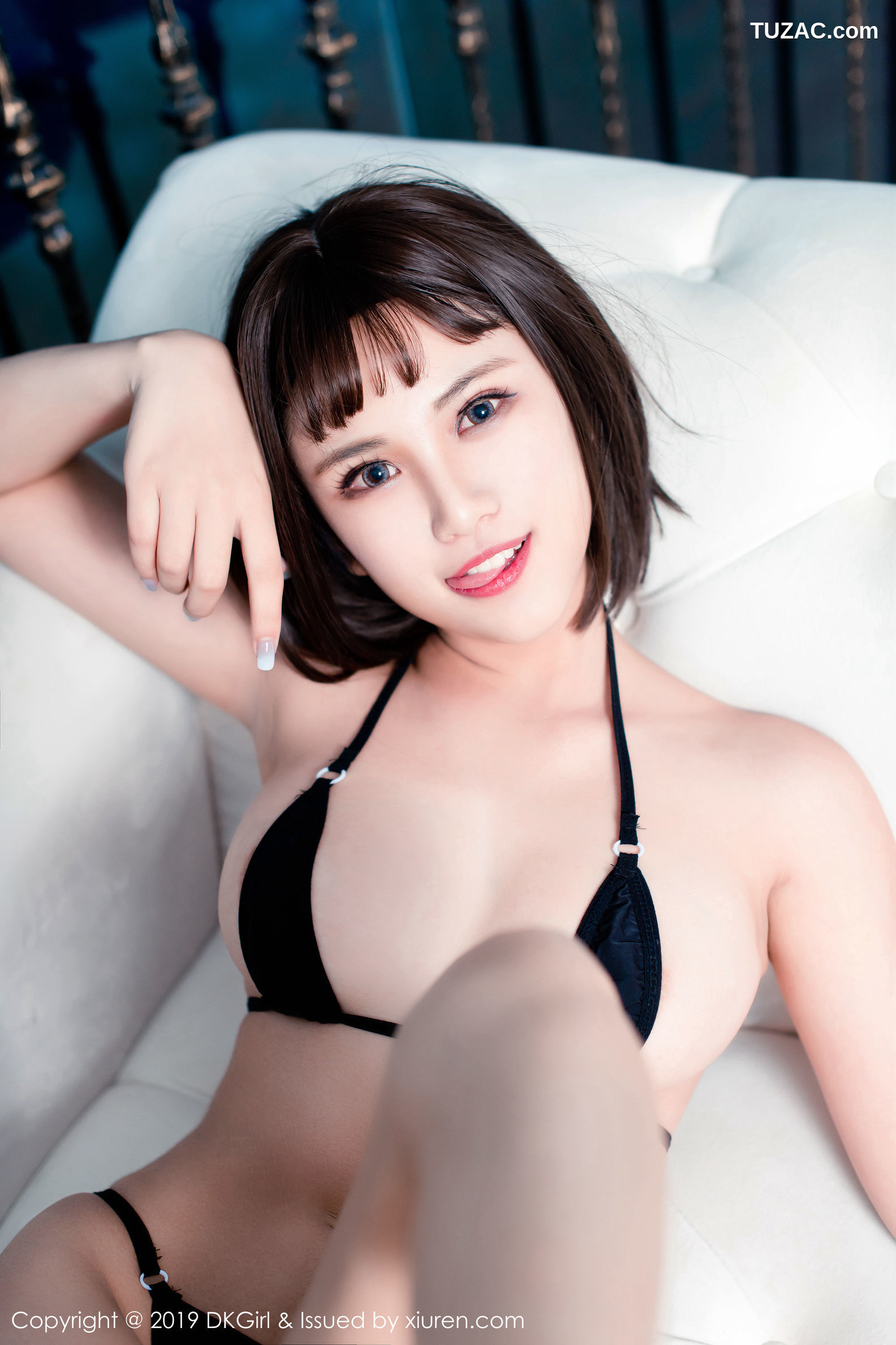 DKGirl御女郎-100-萌宝儿boa-黑白不同的诱人内衣美轮美奂