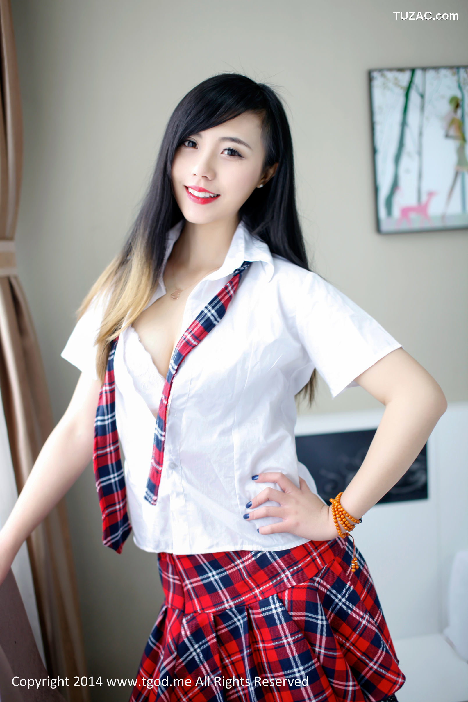 TGOD推女神-2014.12.23-谢忱倬-《平安夜校服的诱惑》
