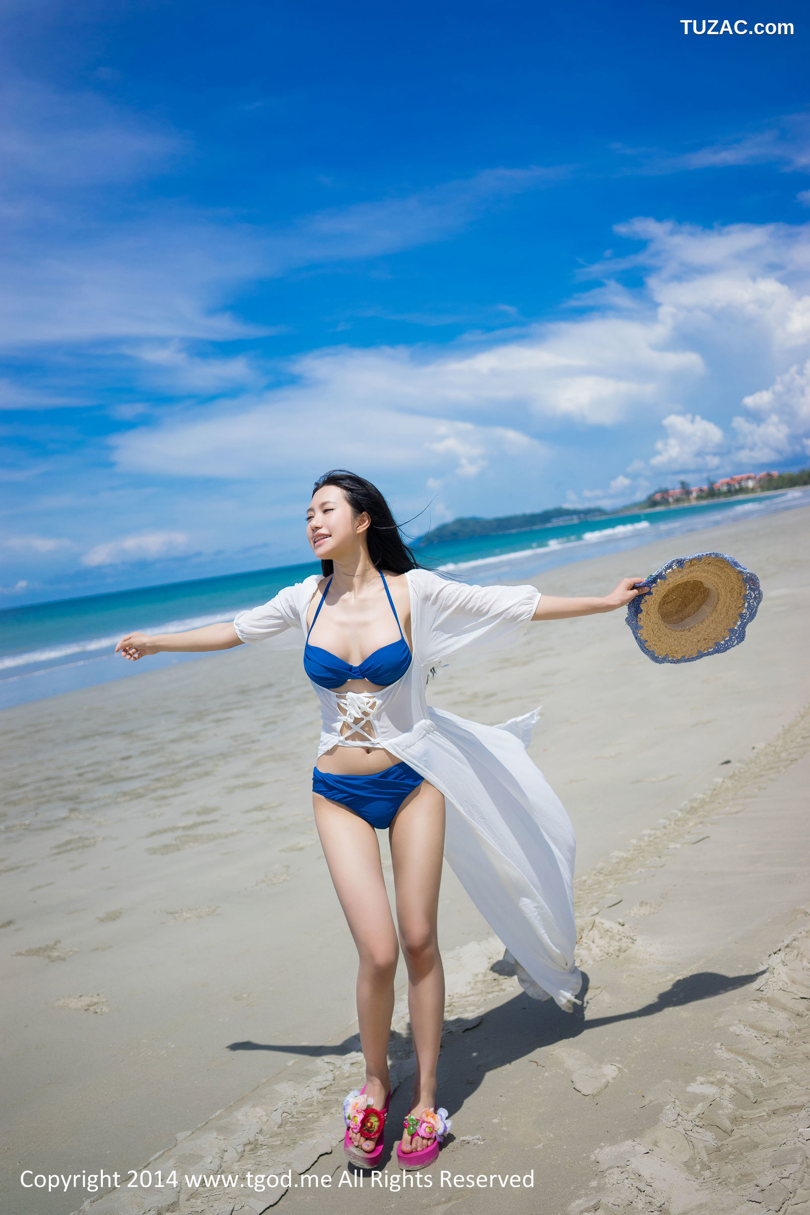 TGOD推女神-2014.12.31-绮里嘉-《沙滩仙子》-沙巴旅拍-第3弹