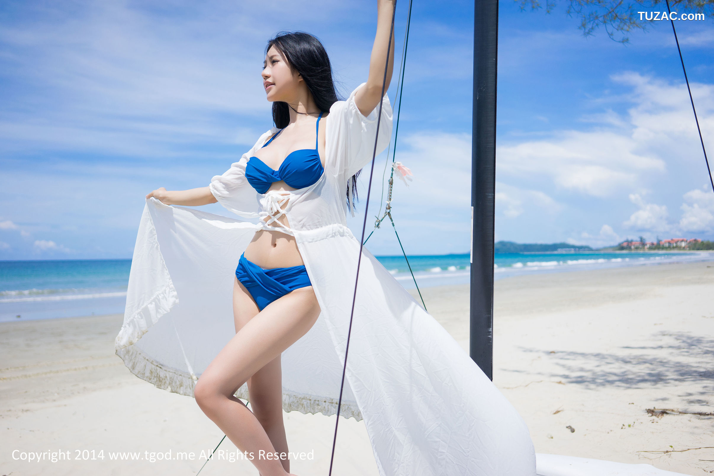 TGOD推女神-2014.12.31-绮里嘉-《沙滩仙子》-沙巴旅拍-第3弹