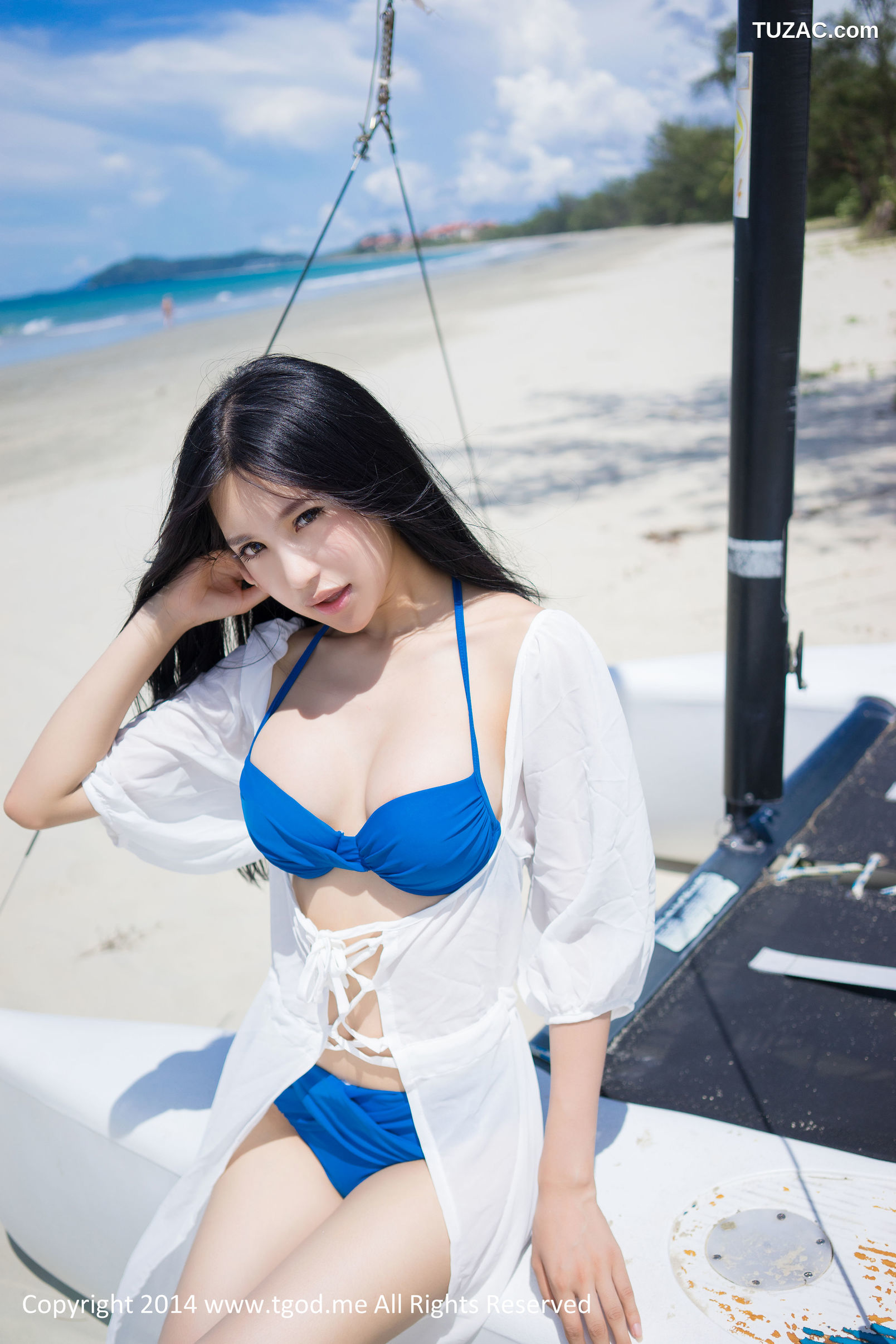 TGOD推女神-2014.12.31-绮里嘉-《沙滩仙子》-沙巴旅拍-第3弹