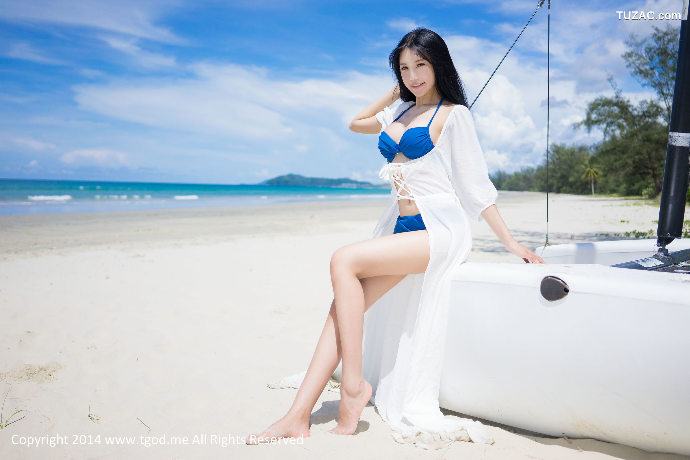 TGOD推女神-2014.12.31-绮里嘉-《沙滩仙子》-沙巴旅拍-第3弹