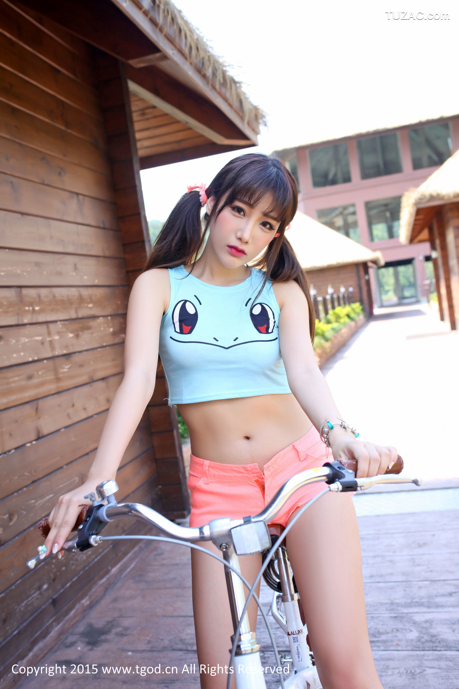 TGOD推女神-2015.09.21-Akiki朱若慕-《云曼旅拍》第三刊-热裤俏妹子