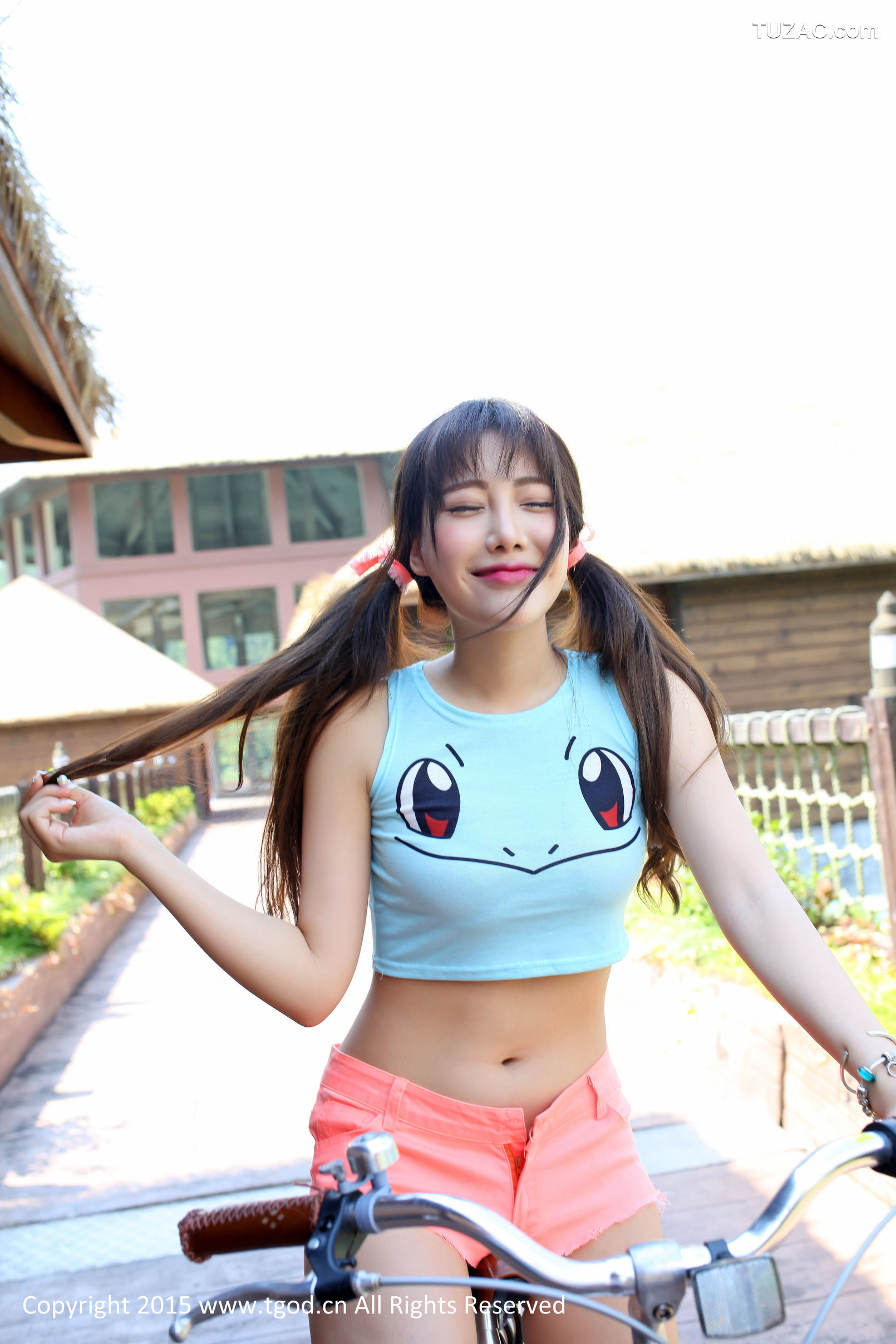 TGOD推女神-2015.09.21-Akiki朱若慕-《云曼旅拍》第三刊-热裤俏妹子