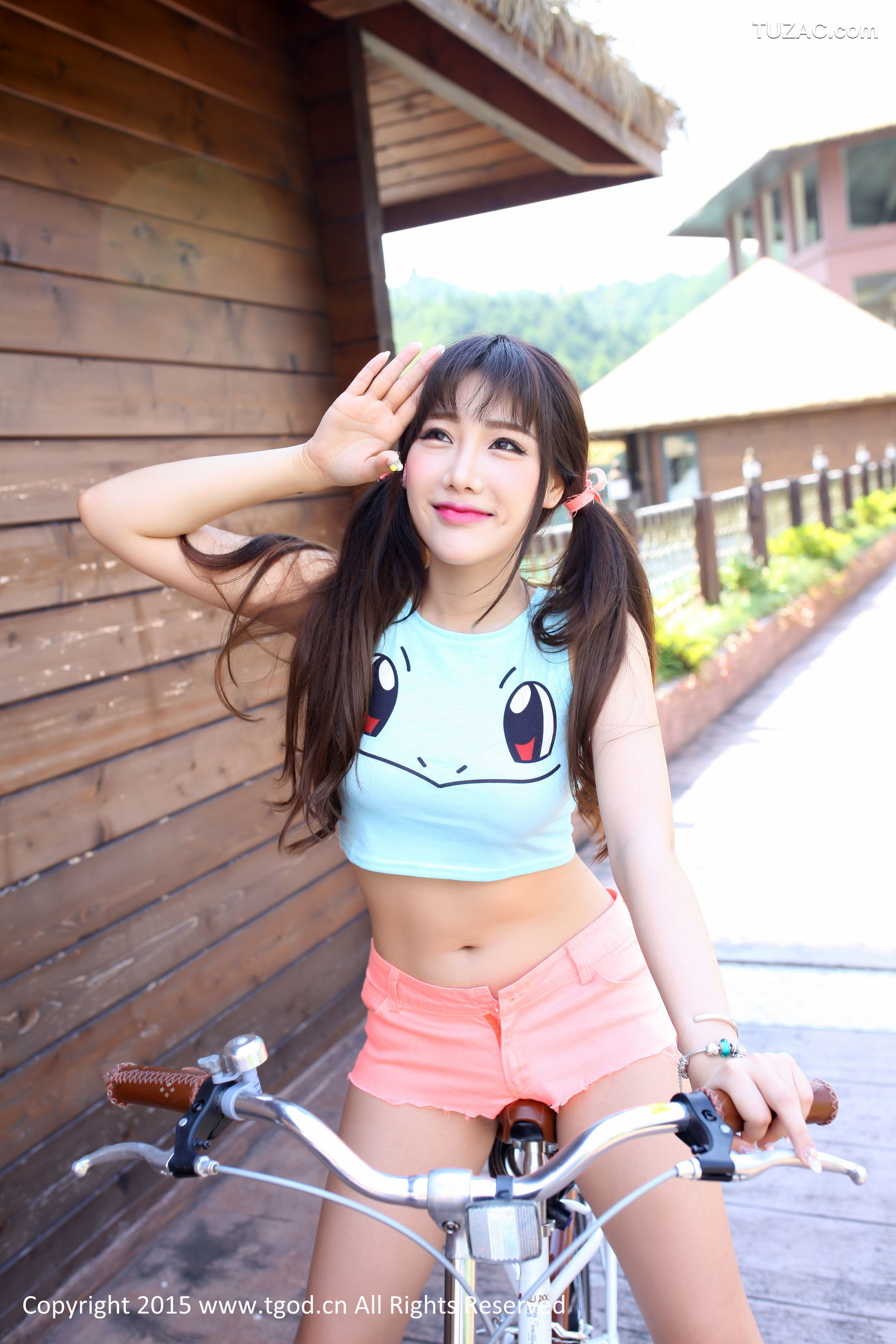 TGOD推女神-2015.09.21-Akiki朱若慕-《云曼旅拍》第三刊-热裤俏妹子