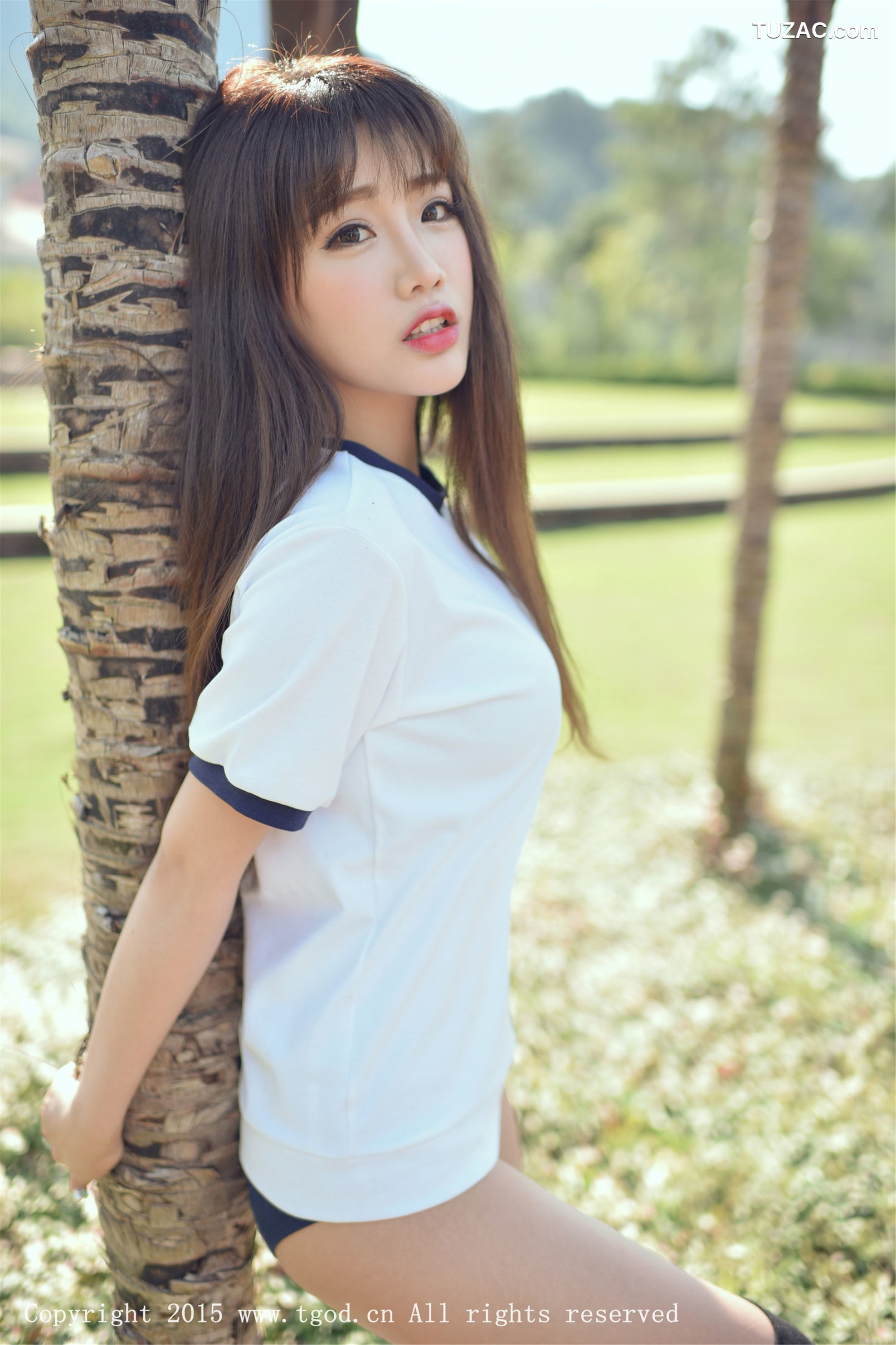 TGOD推女神-2015.10.03-Akiki朱若慕-《云曼旅拍》第四刊-体操服死库水系列