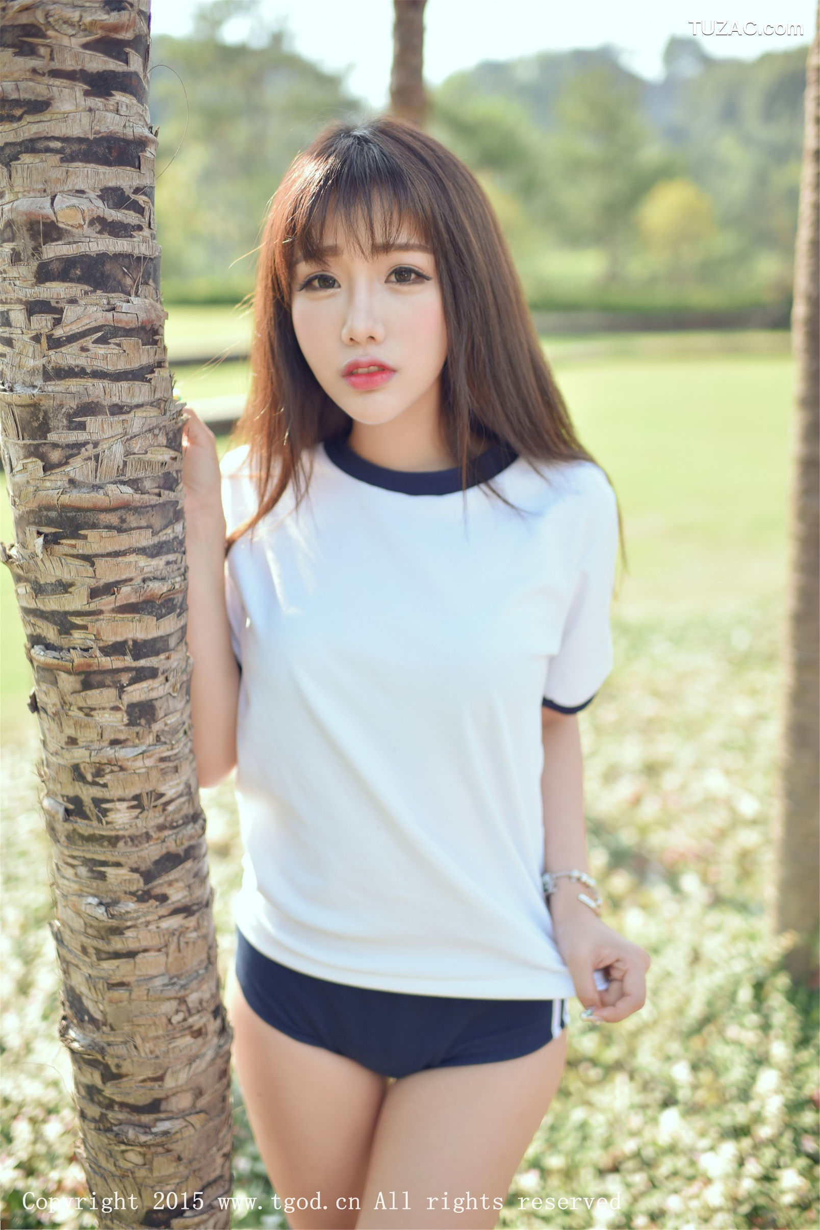 TGOD推女神-2015.10.03-Akiki朱若慕-《云曼旅拍》第四刊-体操服死库水系列