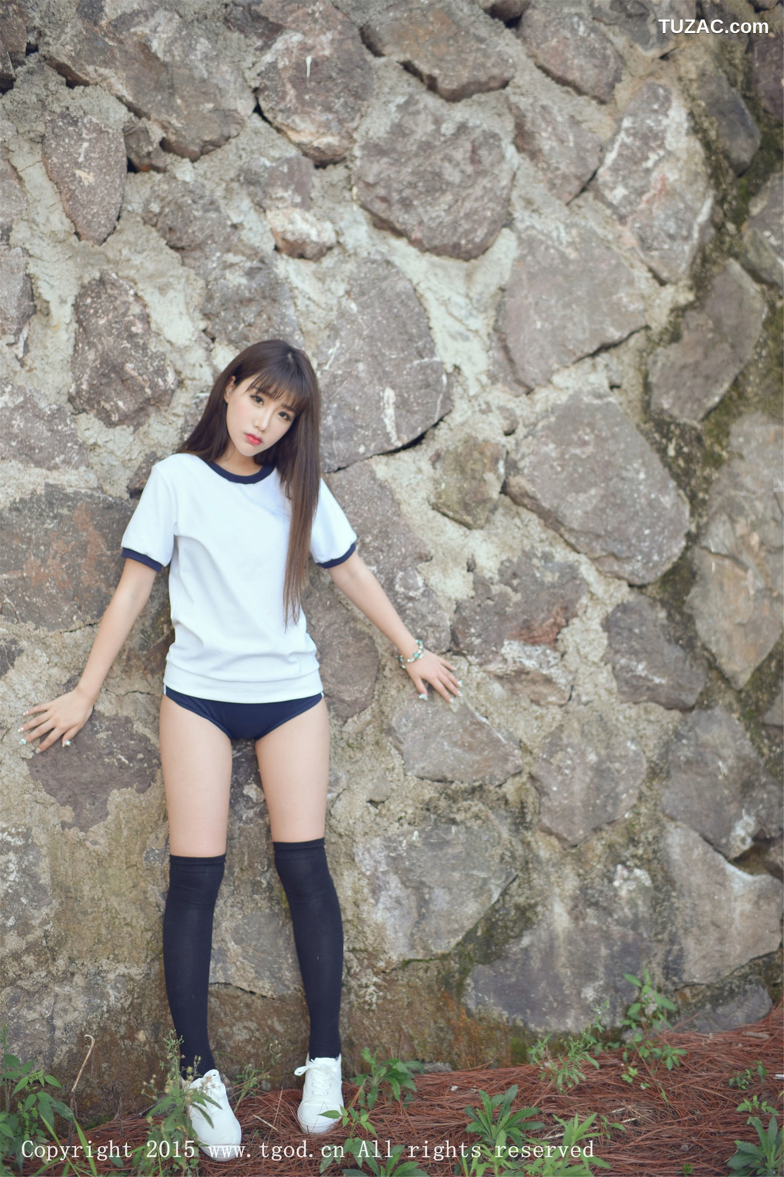 TGOD推女神-2015.10.03-Akiki朱若慕-《云曼旅拍》第四刊-体操服死库水系列