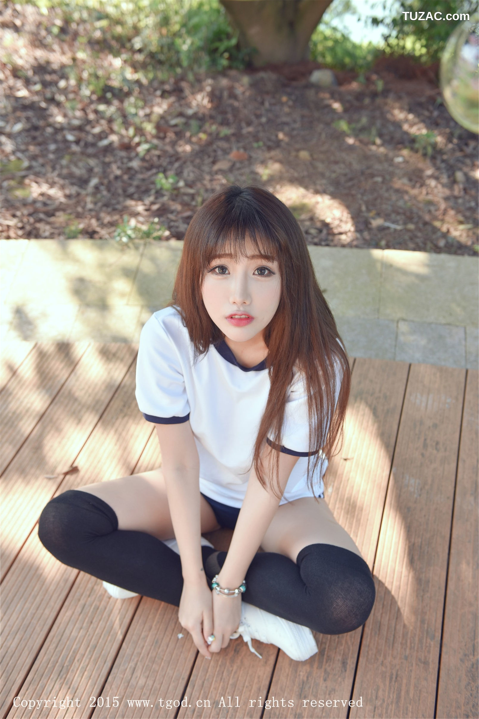 TGOD推女神-2015.10.03-Akiki朱若慕-《云曼旅拍》第四刊-体操服死库水系列