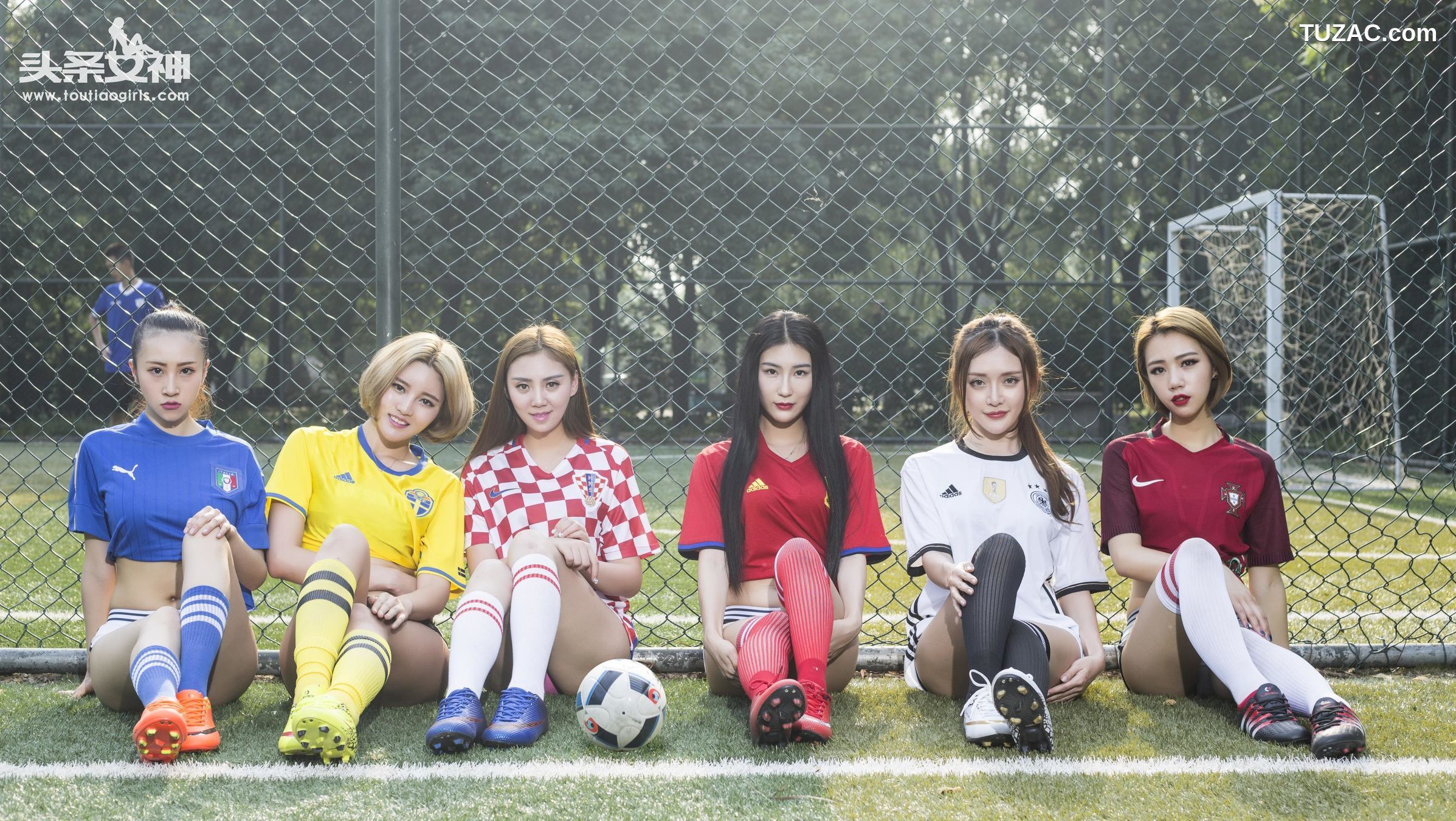 TouTiao头条女神-2016.06.27-模特合辑-《欧洲杯-您的足球宝贝已经上线》足球宝贝全家福