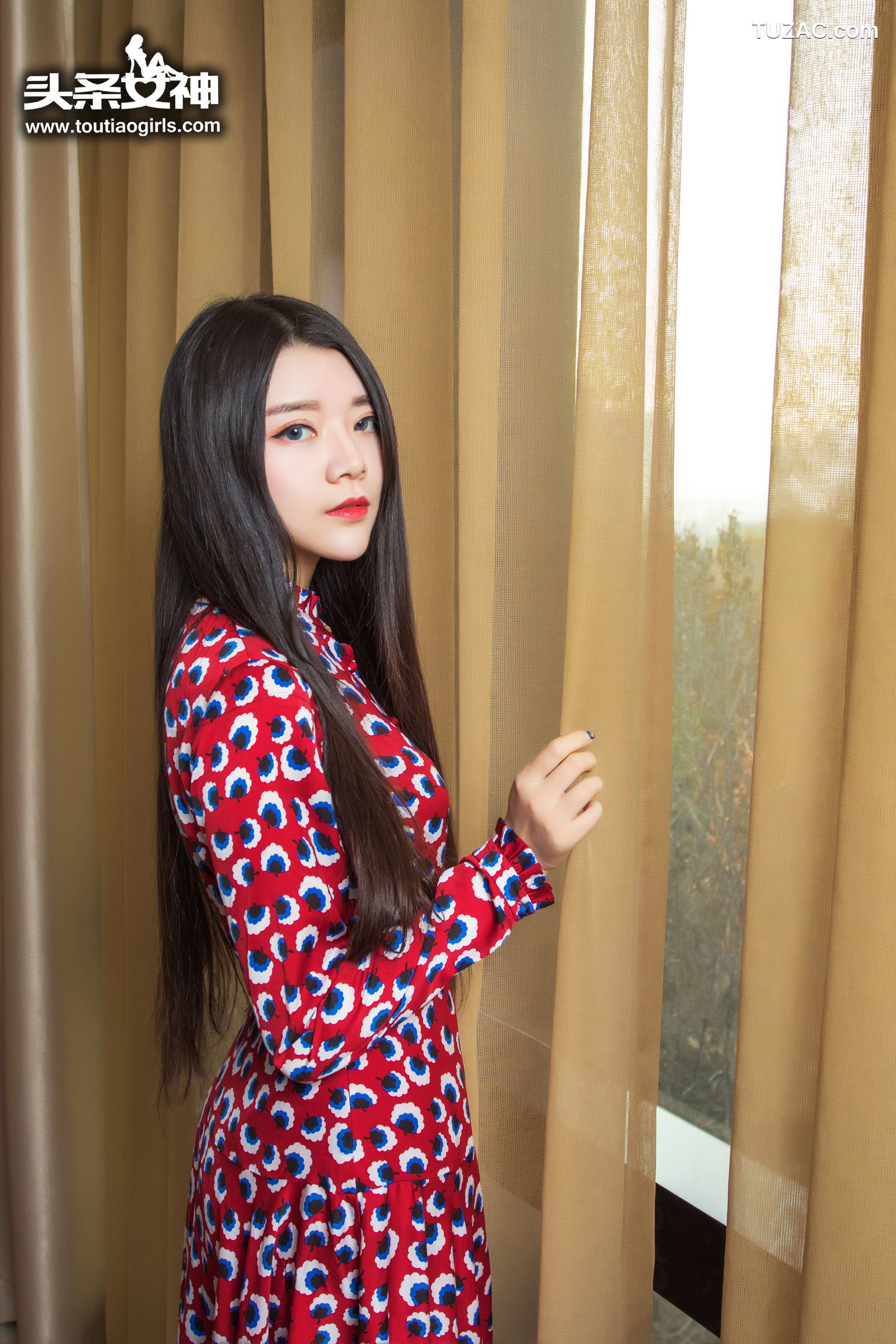 TouTiao头条女神-2017.01.02-林蕾-《敏感仙子-连体黑丝》