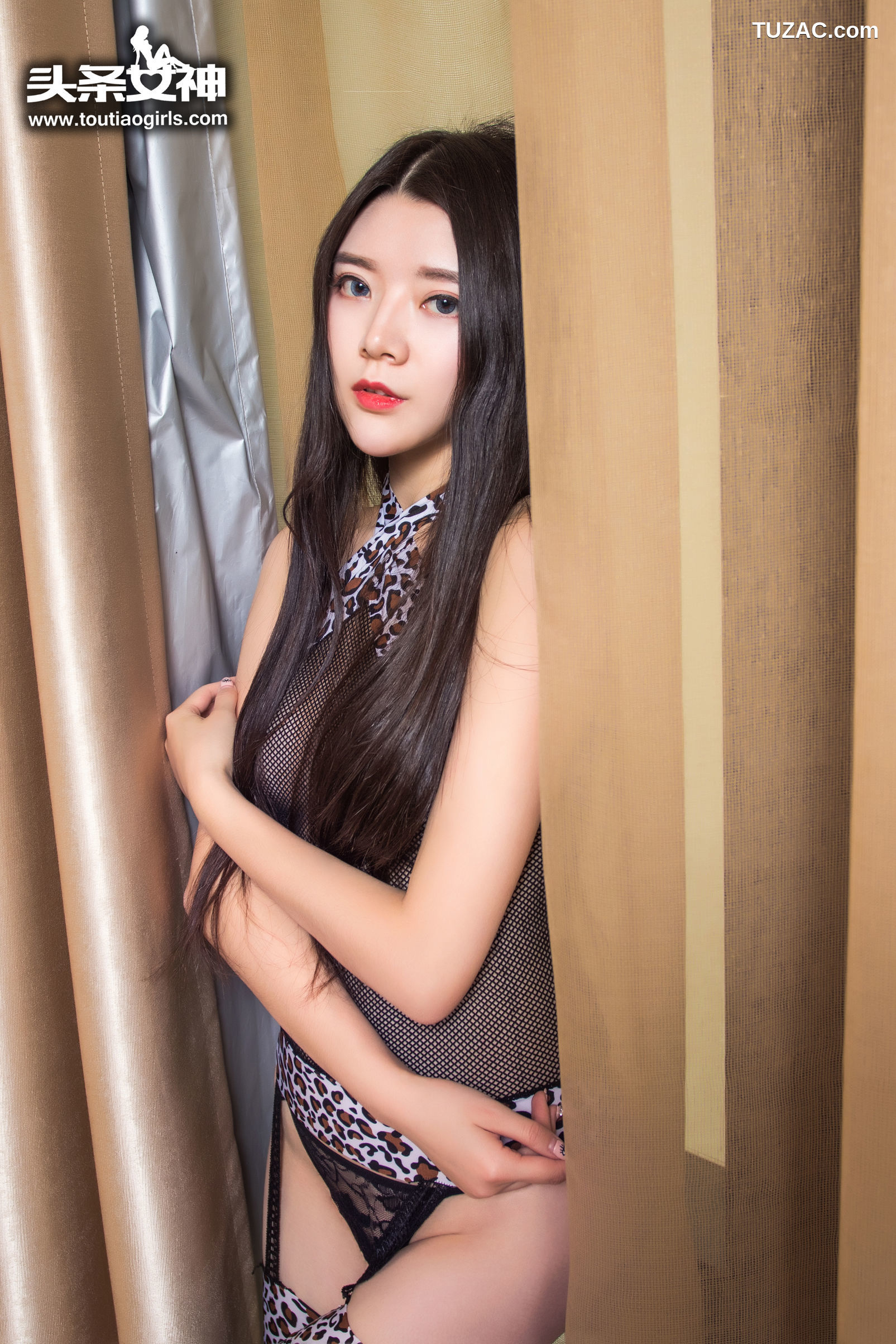 TouTiao头条女神-2017.01.02-林蕾-《敏感仙子-连体黑丝》