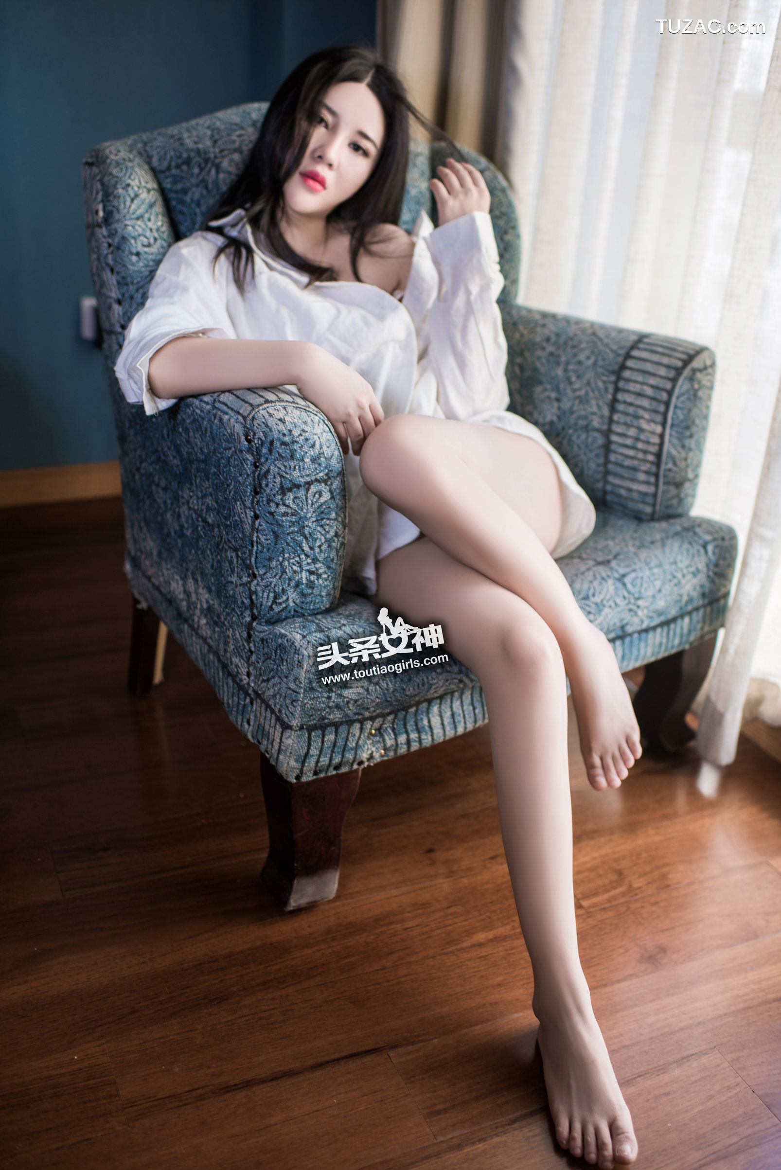 TouTiao头条女神-2017.03.19-Sukki可儿-《性感开发-热情白衬衣》