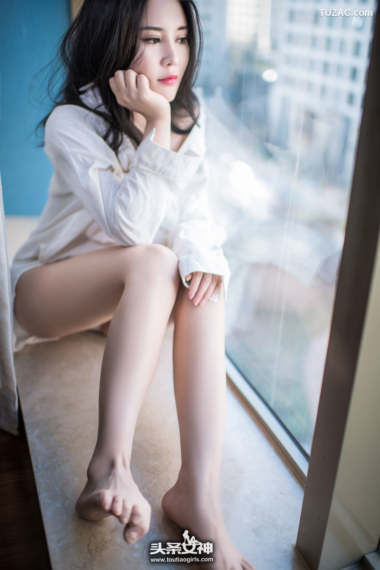 TouTiao头条女神-2017.03.19-Sukki可儿-《性感开发-热情白衬衣》