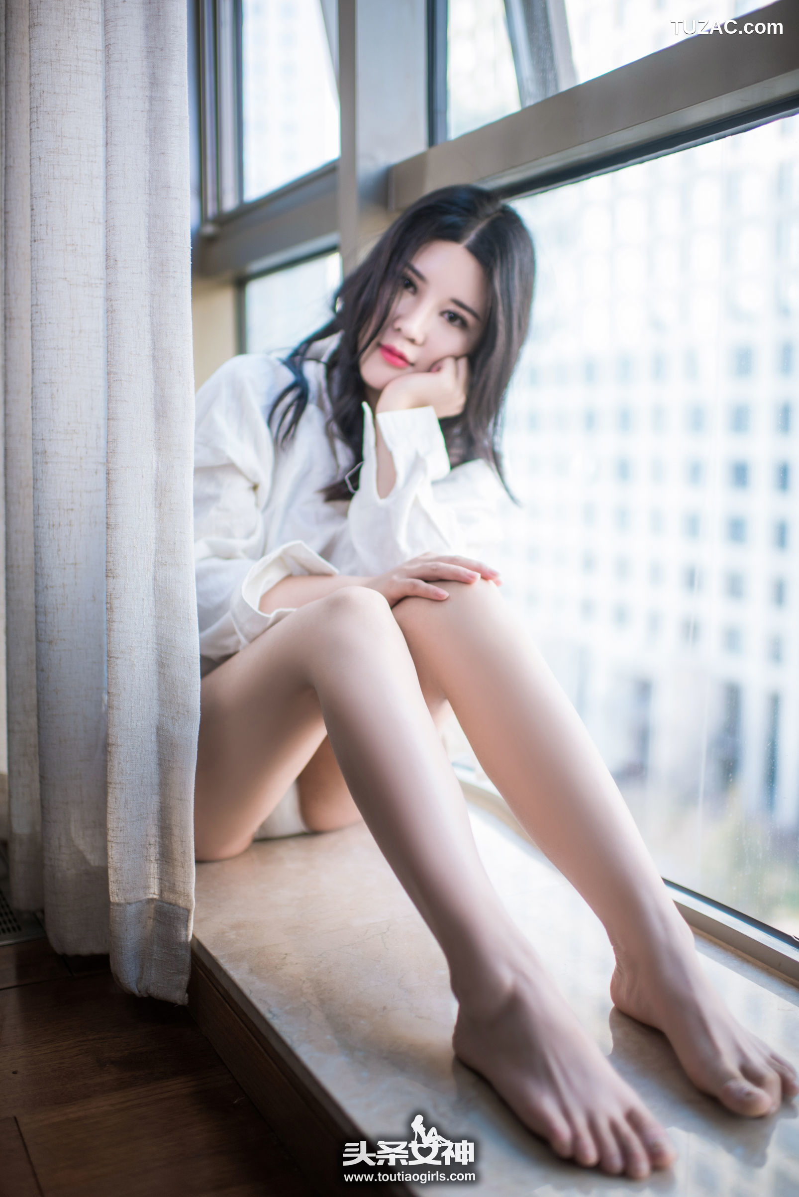 TouTiao头条女神-2017.03.19-Sukki可儿-《性感开发-热情白衬衣》