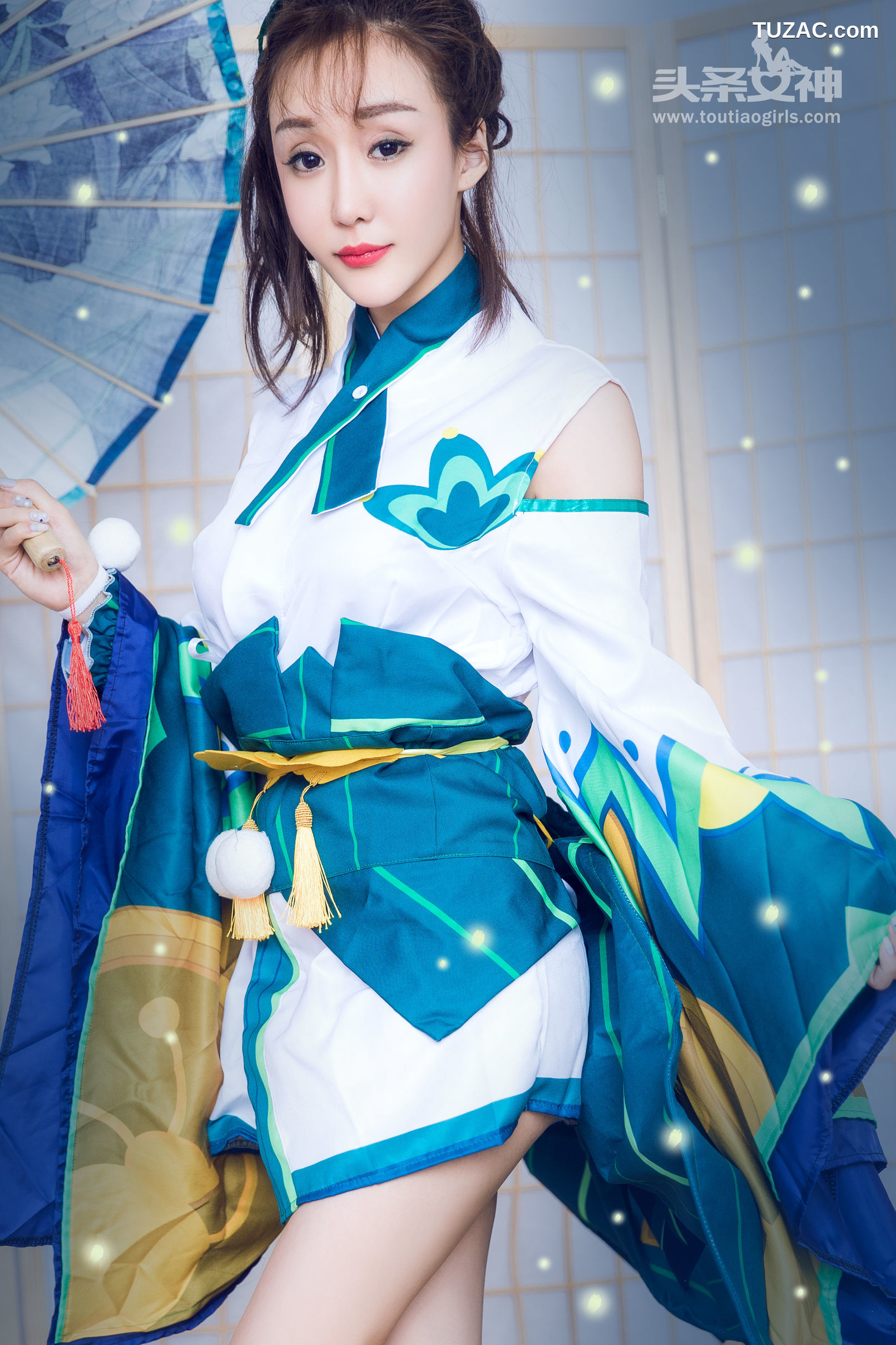 TouTiao头条女神-2017.03.25-米粒儿-《御魂莹草COS》