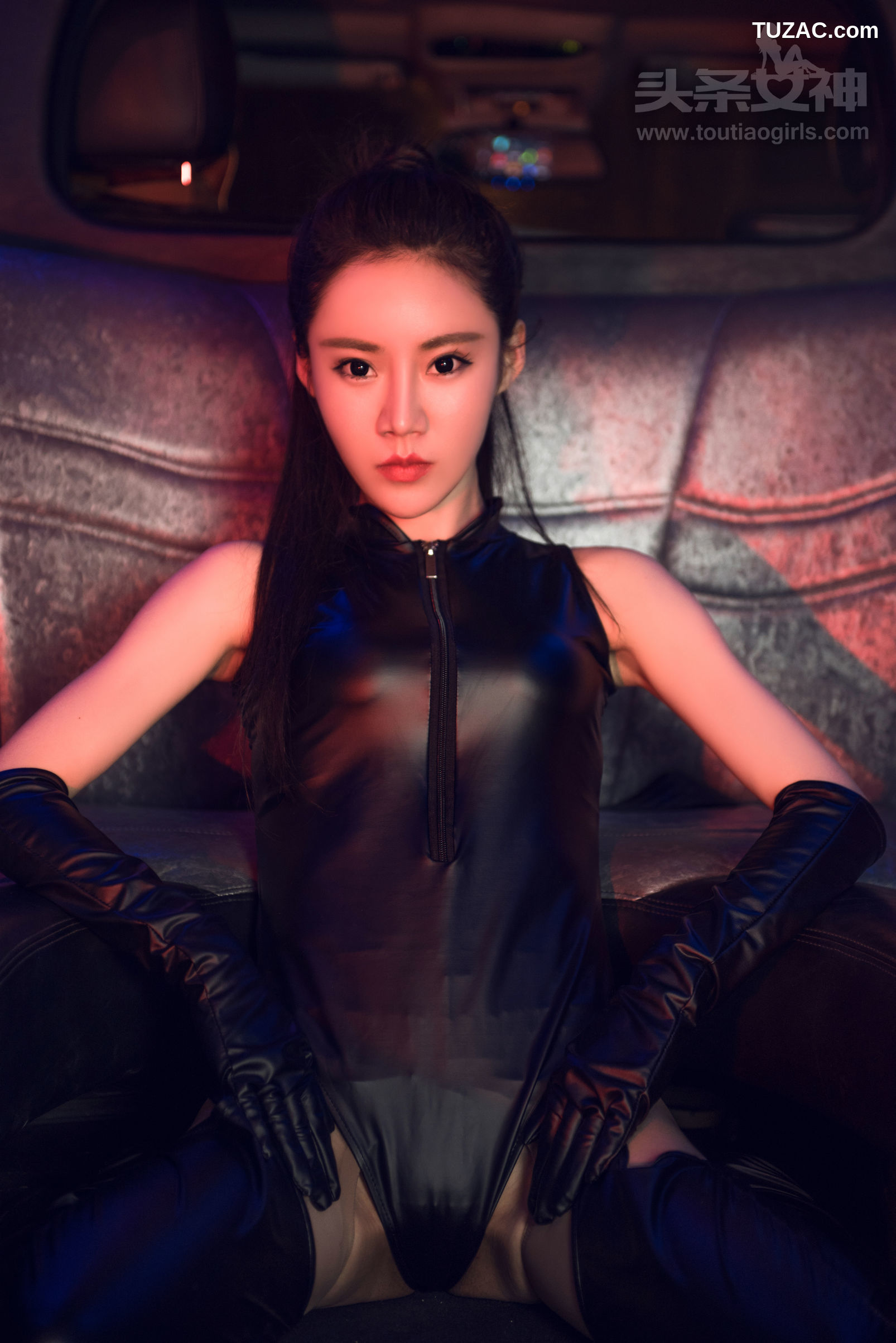 TouTiao头条女神-2017.08.10-樊安妮-《极绳拷问》-黑皮衣