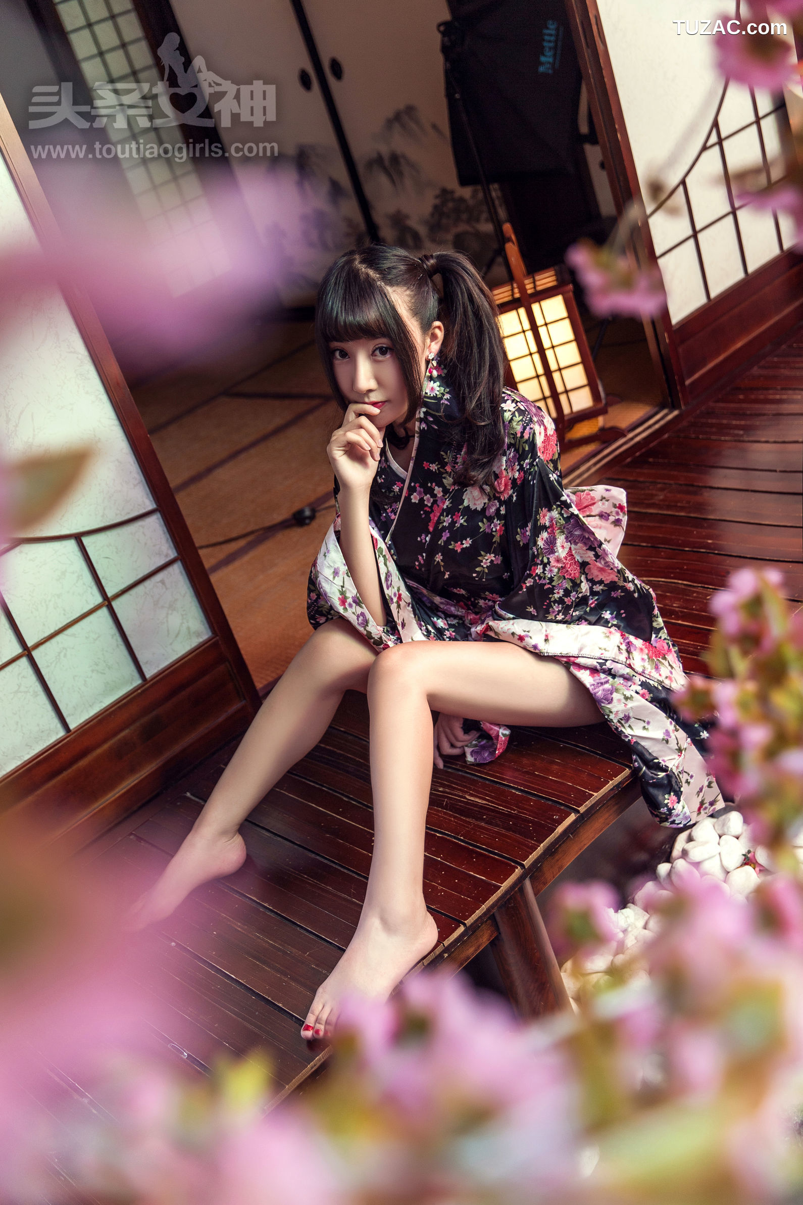 TouTiao头条女神-2017.08.24-笑笑-《七夕の情缘①-和服便当》