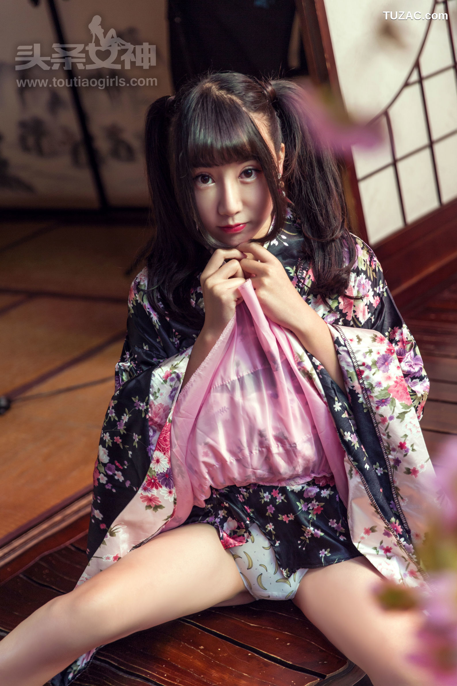 TouTiao头条女神-2017.08.24-笑笑-《七夕の情缘①-和服便当》
