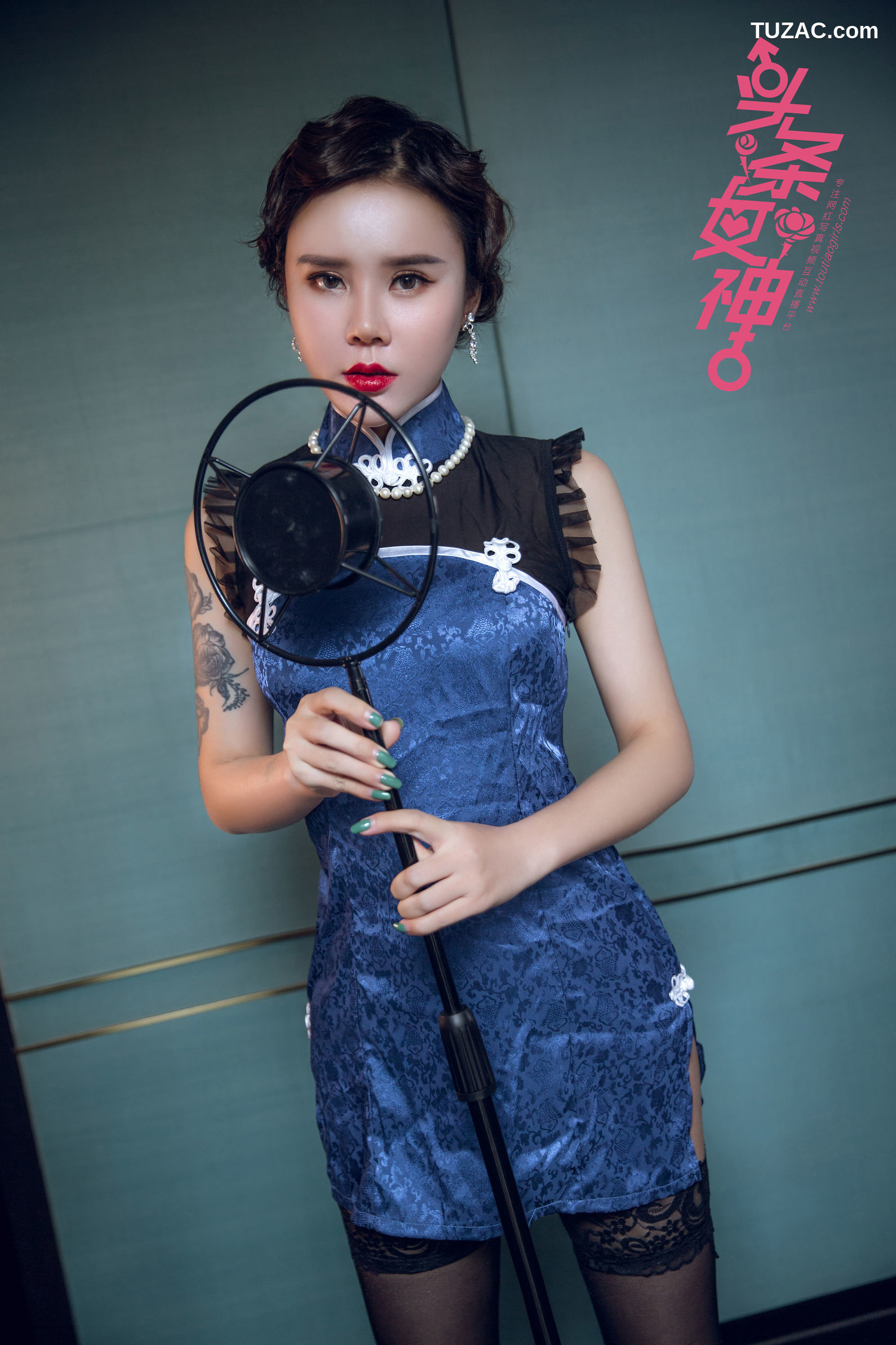 TouTiao头条女神-2018.02.05-爱丽莎-《夜上海-旗袍LOGO》