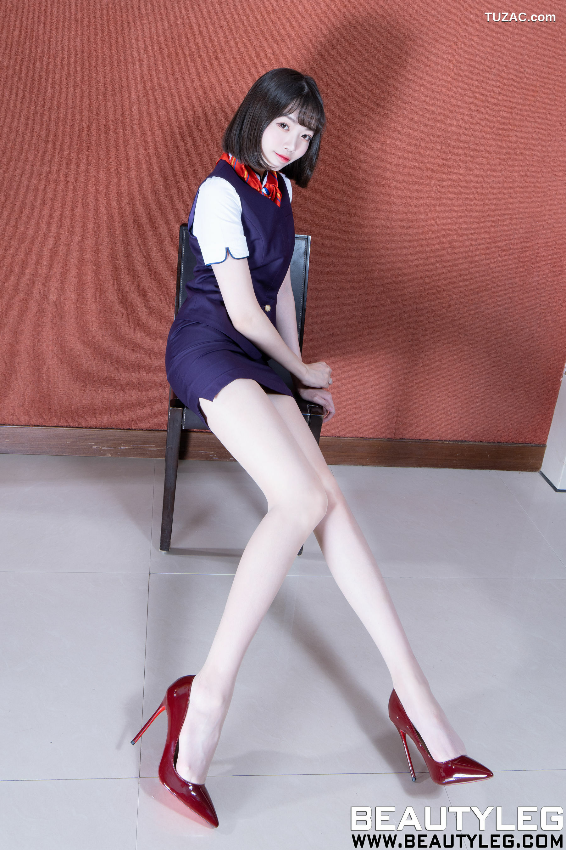 Beautyleg_ No.1976 Joanna 《肉丝制服》 写真集[48P]