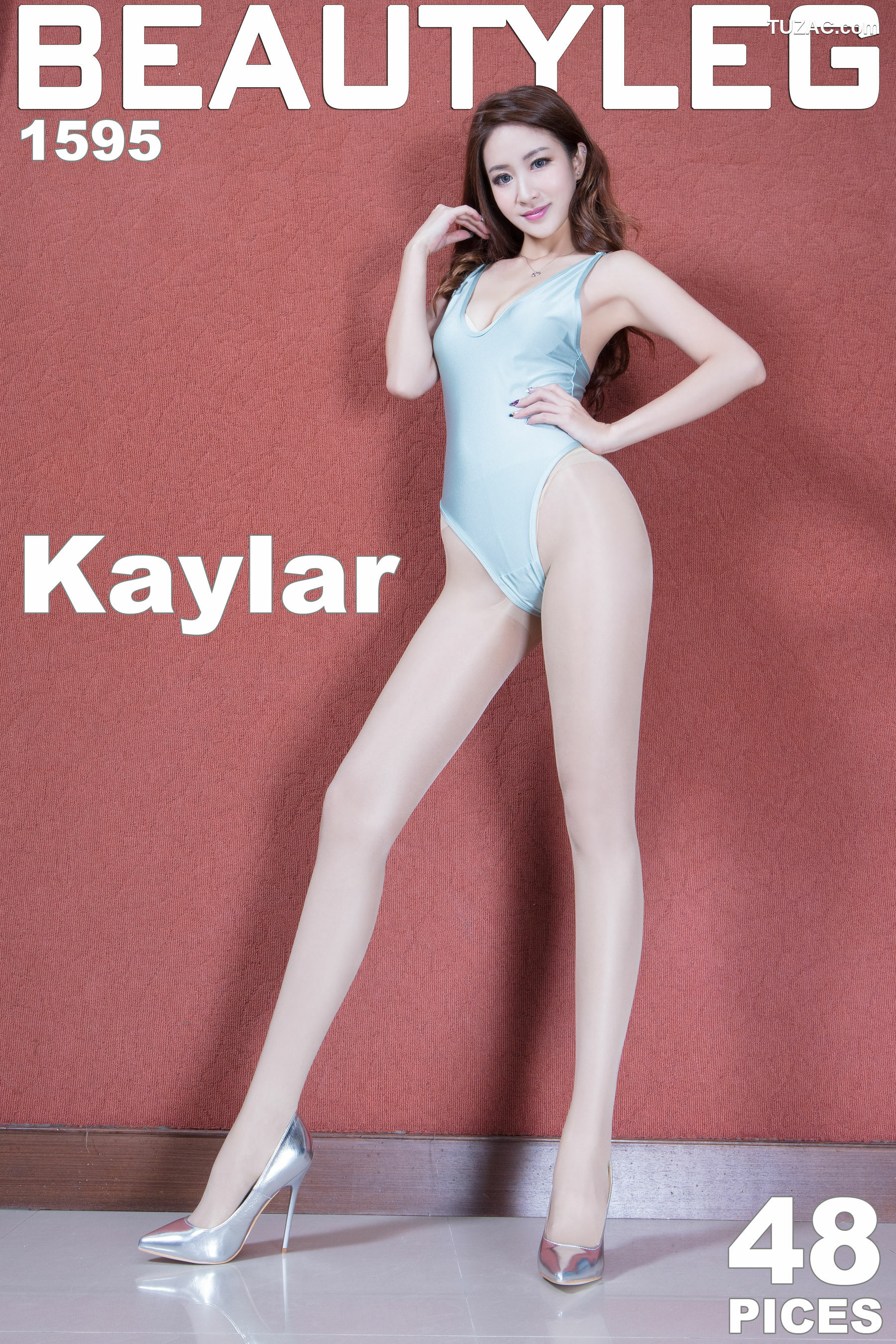 Beautyleg_康凯乐Kaylar《肉丝高叉+白丝内衣》 No.1595 写真集[43P]