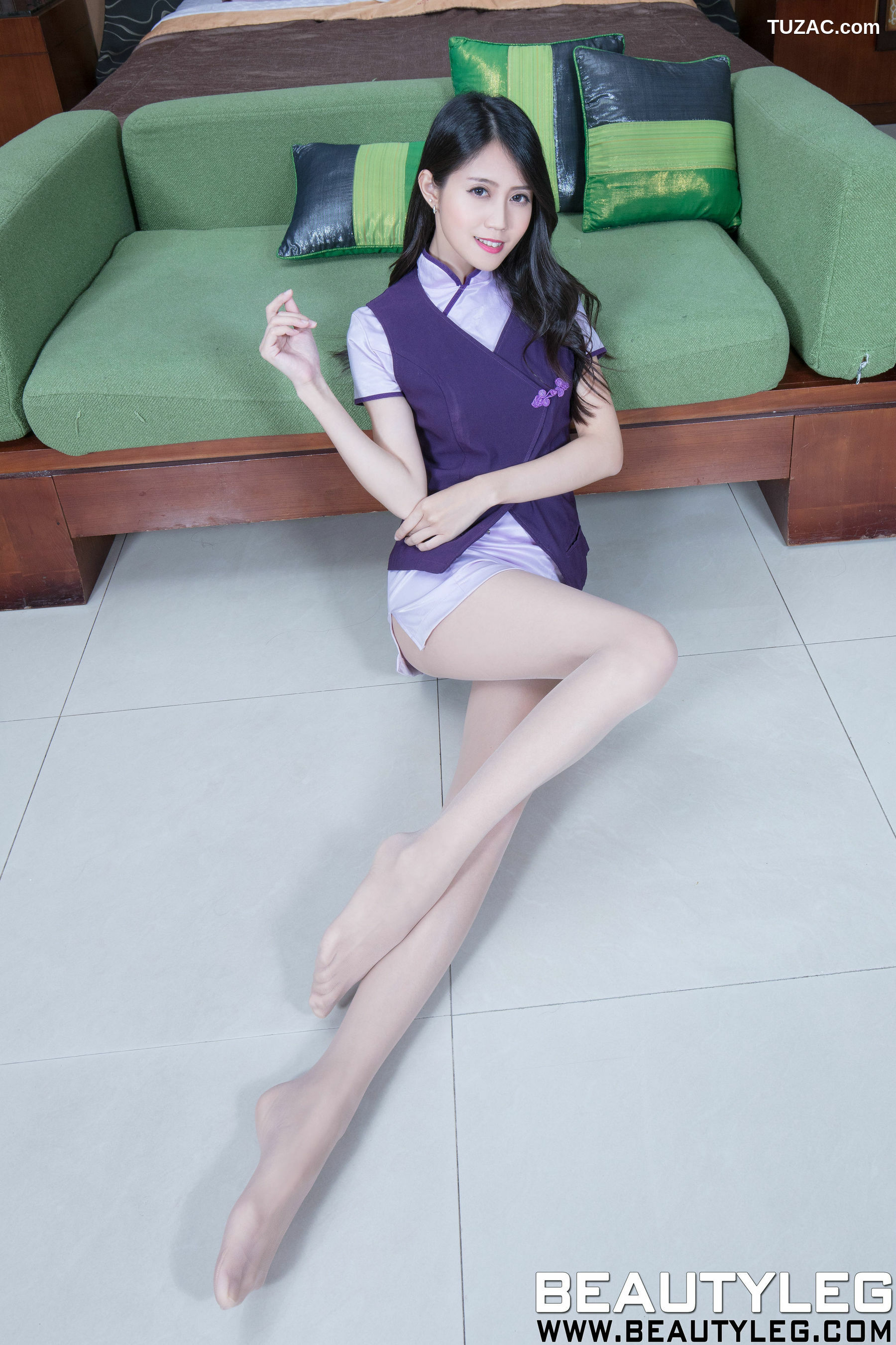 Beautyleg_腿模Candy《肉丝制服》 No.1546 美腿写真集[62P]