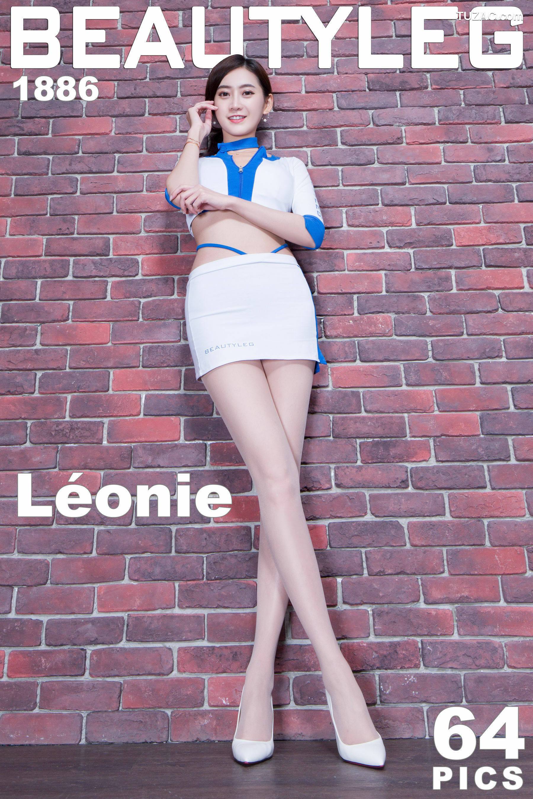 Beautyleg_腿模Leonie《肉丝袜制服美腿》 No.1886 写真集[59P]