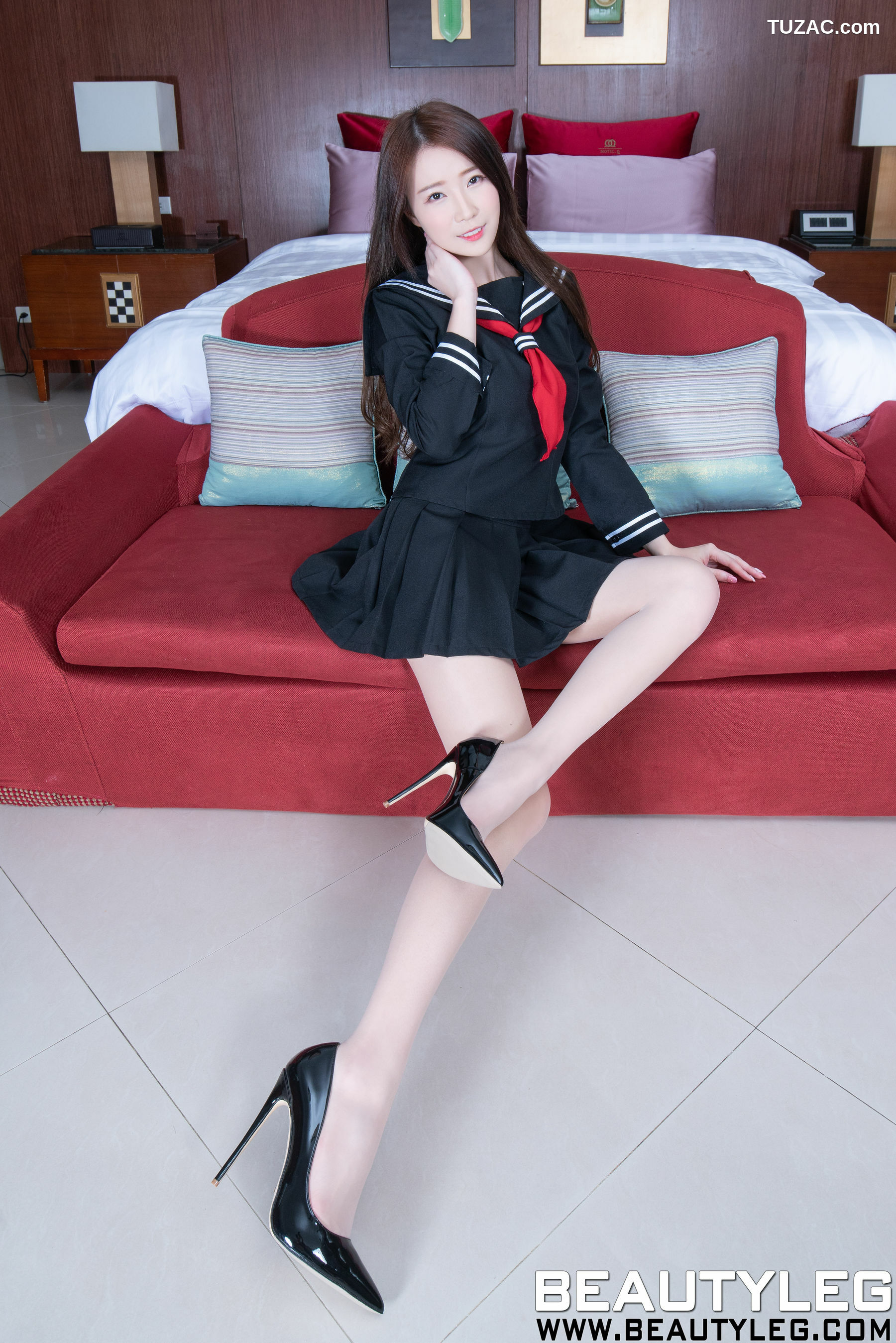 Beautyleg_腿模Lia杨思原《水手制服+丝袜美腿》 No.1719 写真集[43P]