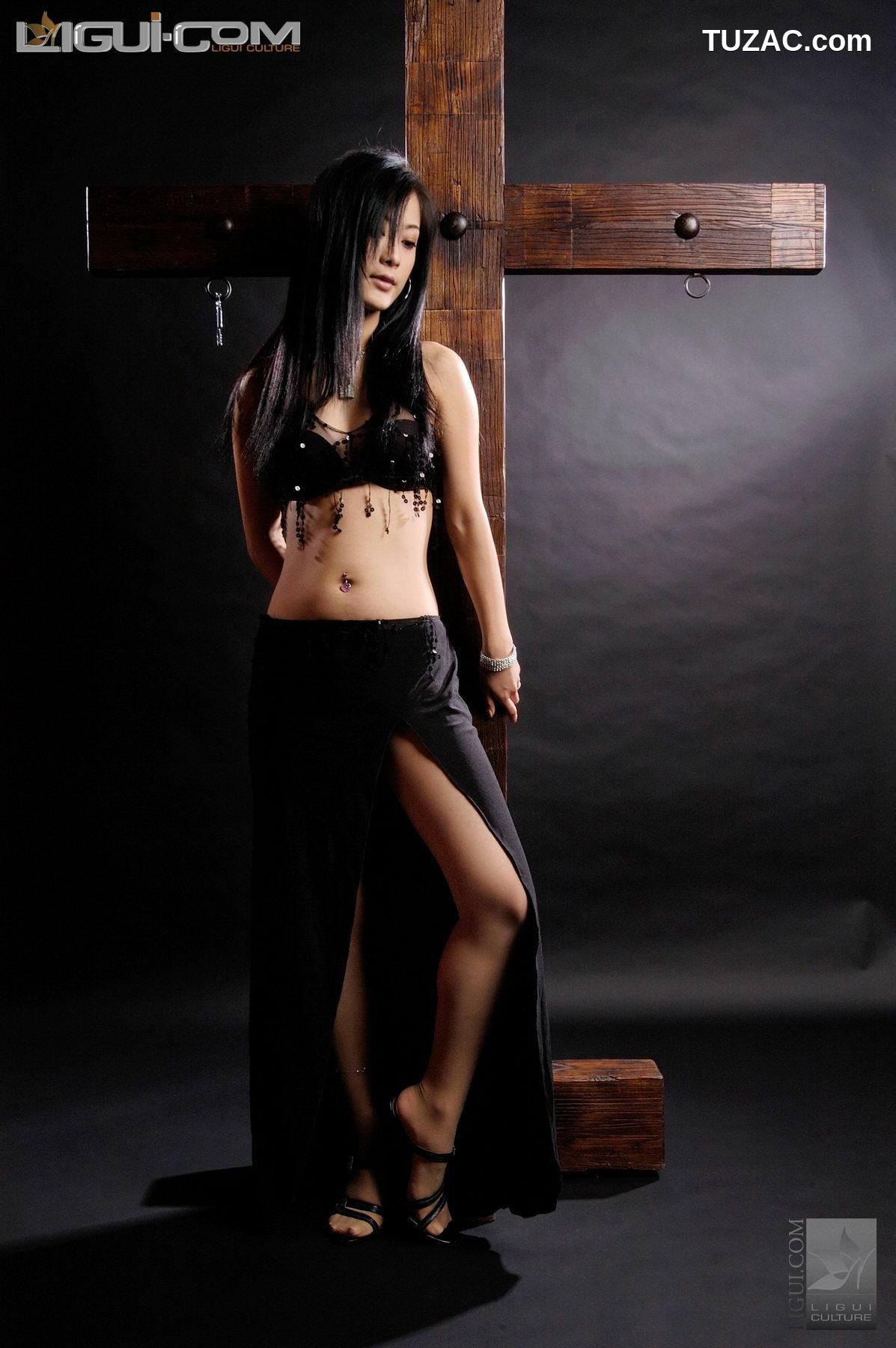 丽柜_ Model Saya《十字架的绳艺捆绑》 丝足写真图片[28P]