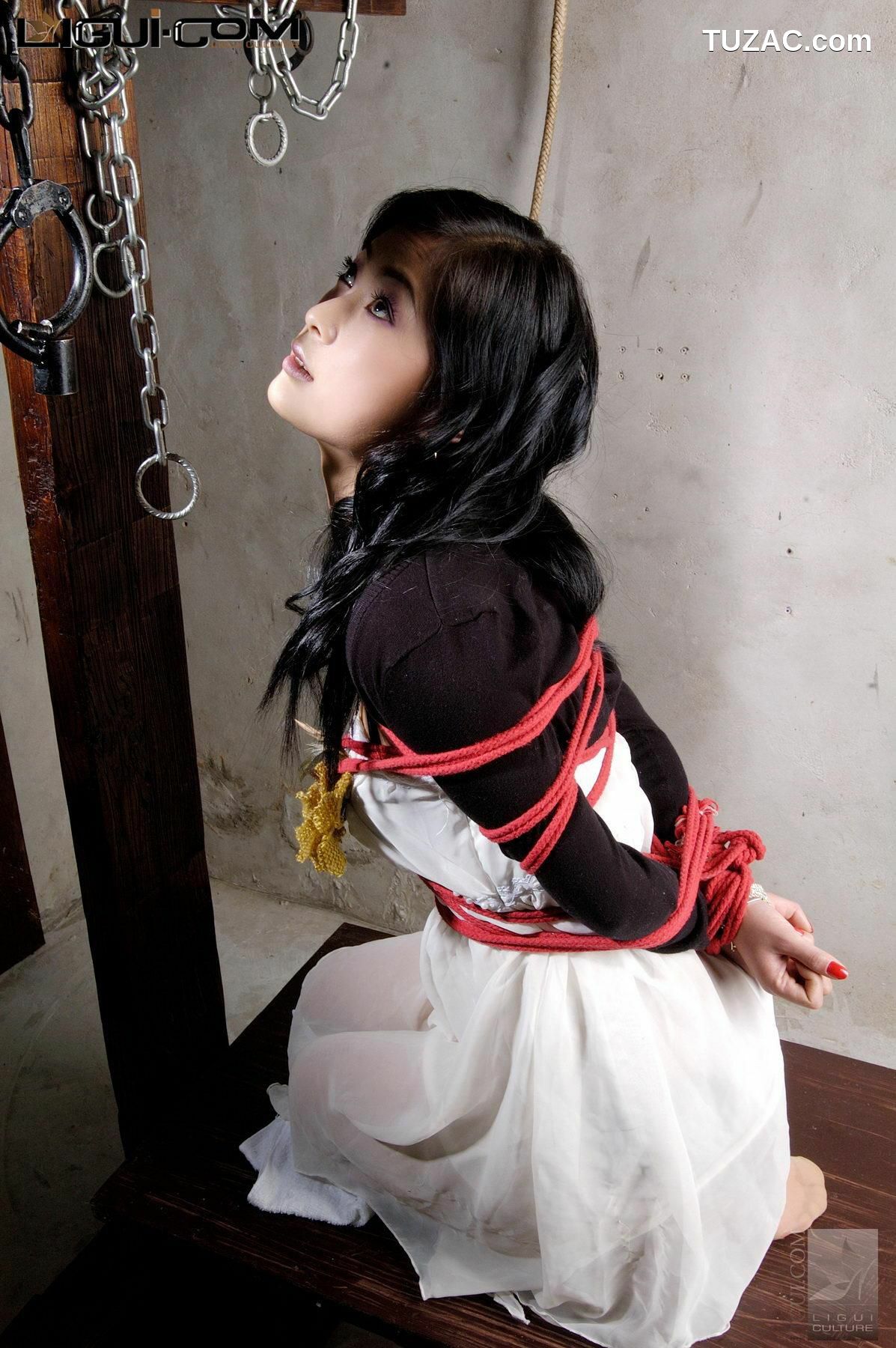 丽柜_ Model Saya《红绳捆绑》美腿玉足写真图片[27P]