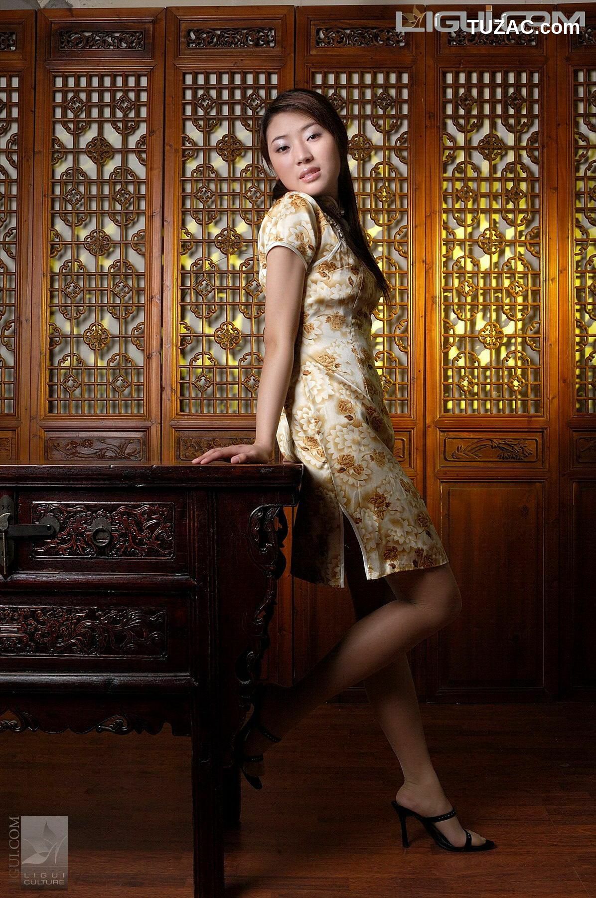 丽柜_ Model 匿名《藏经阁的幽香》 丝足写真图片[17P]