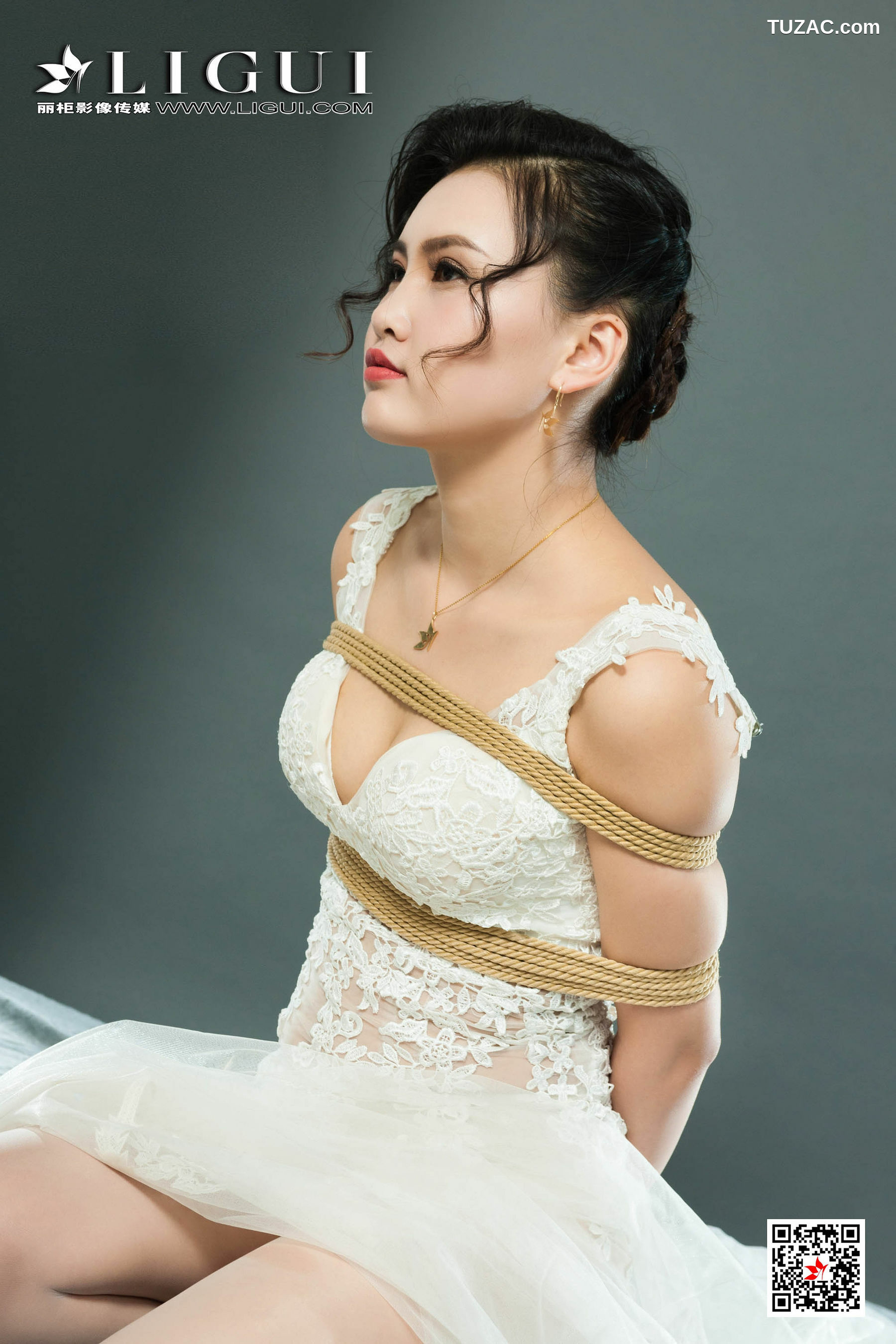 丽柜_ Model 安安 《婚纱美束》 写真集[61P]