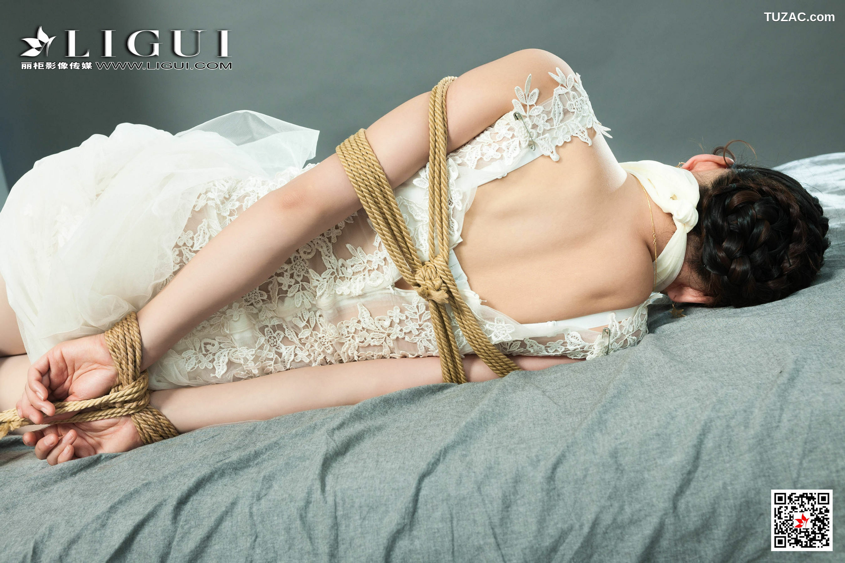 丽柜_ Model 安安 《婚纱美束》 写真集[61P]