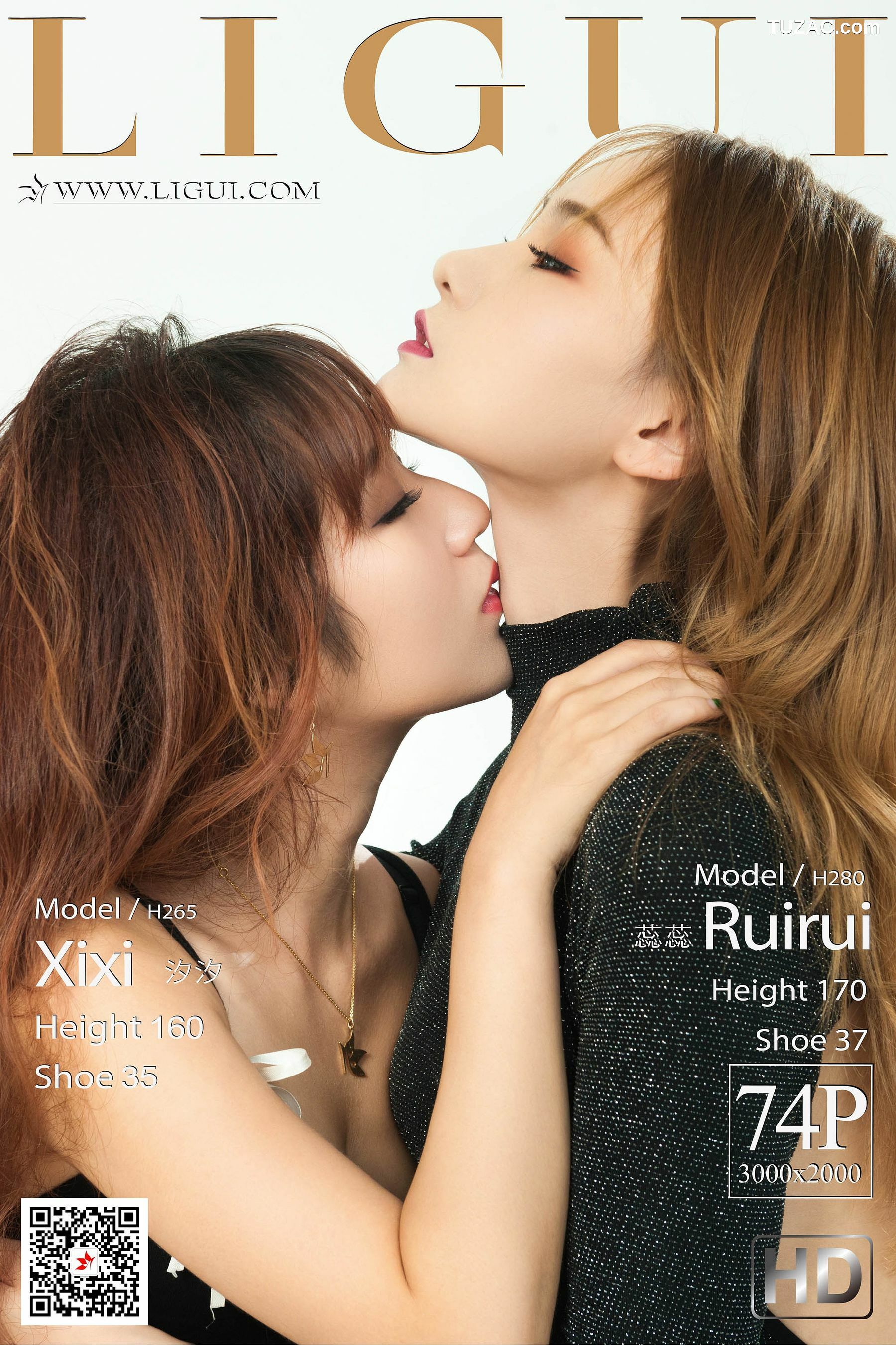 丽柜_ Model 汐汐&amp;amp;蕊蕊 《玫瑰丝足诱惑》 写真集[75P]