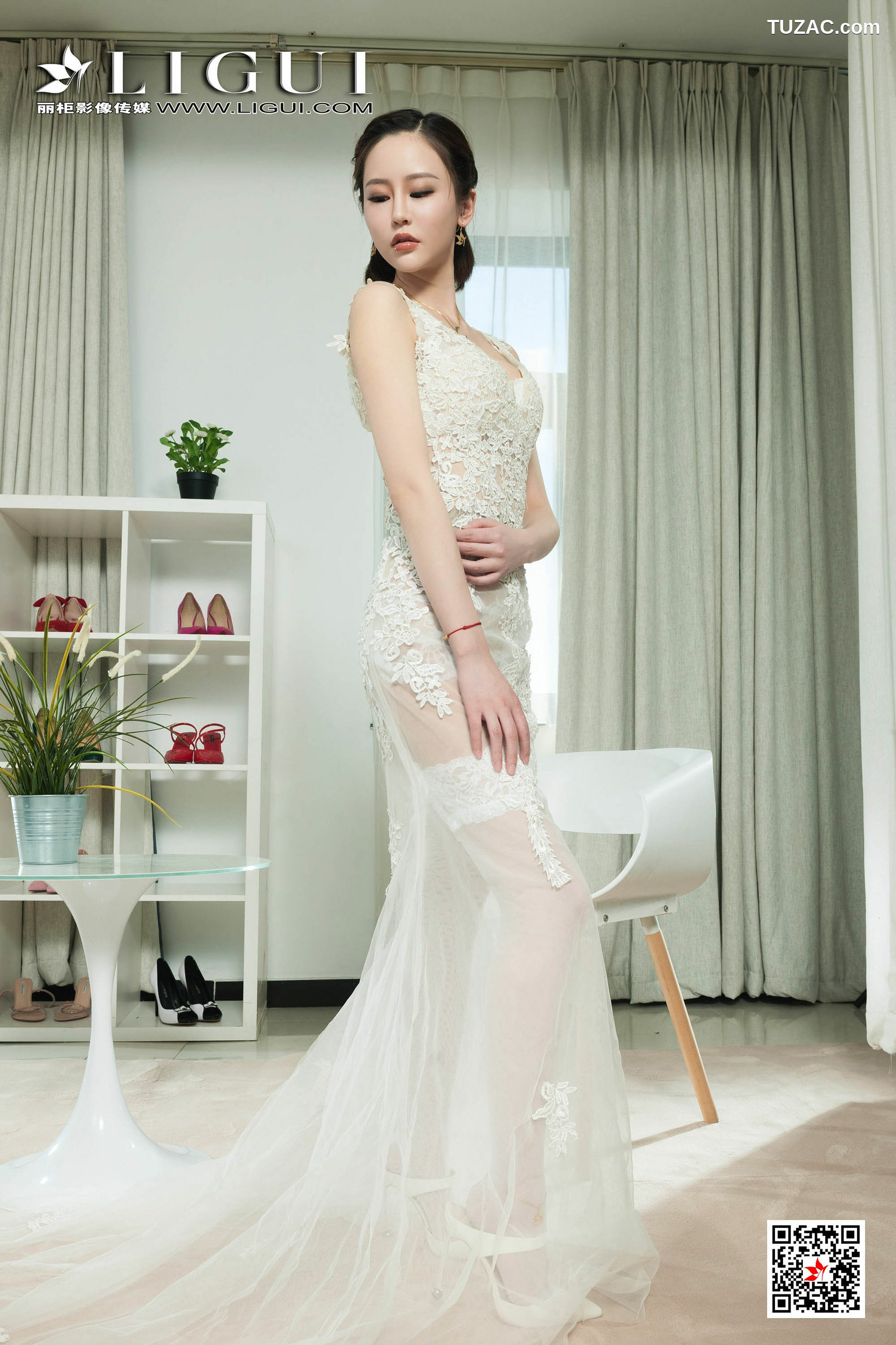 丽柜_ Model 洋洋 《婚纱美束》 写真集[72P]