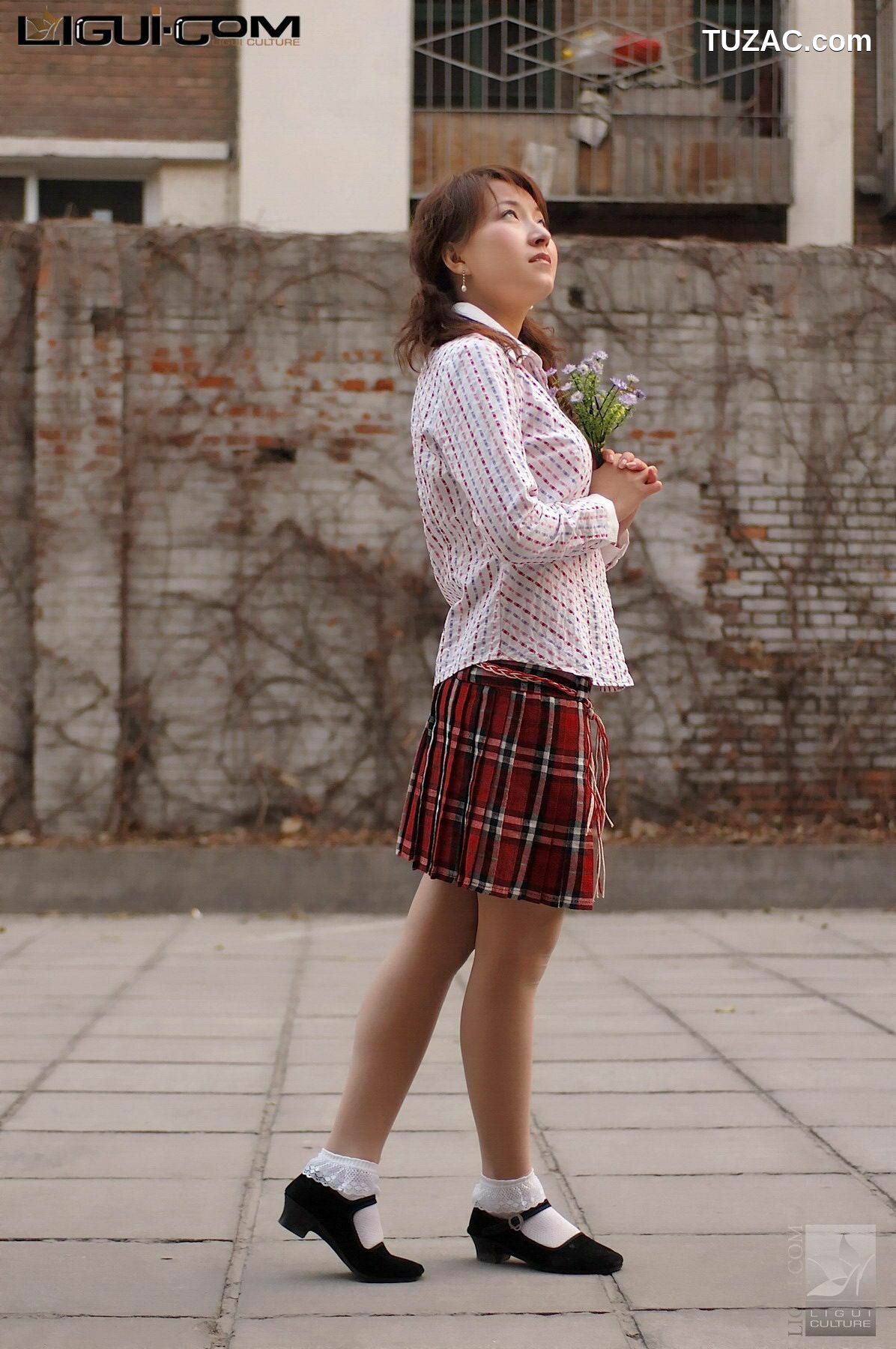 丽柜_ Model 英子《初恋布鞋女孩》丝足写真图片[70P]