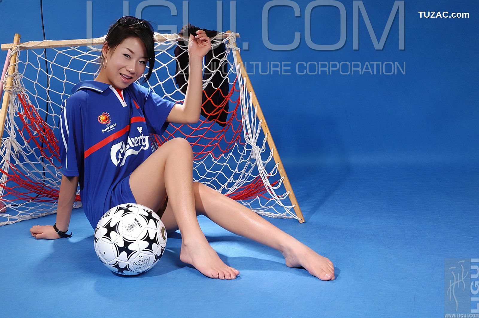 丽柜_ Model 默默《足球寶貝》丝足写真集图片[31P]