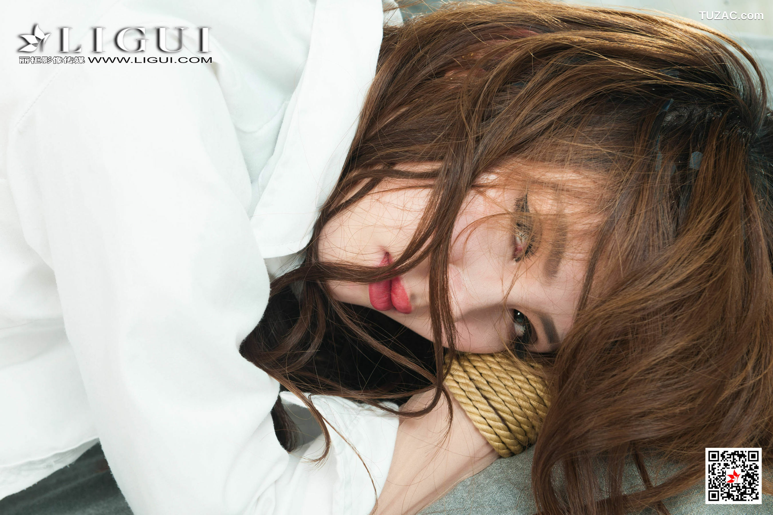 丽柜_ 紧缚丽莲 Model 天天 - 肉丝OL捆绑[67P]