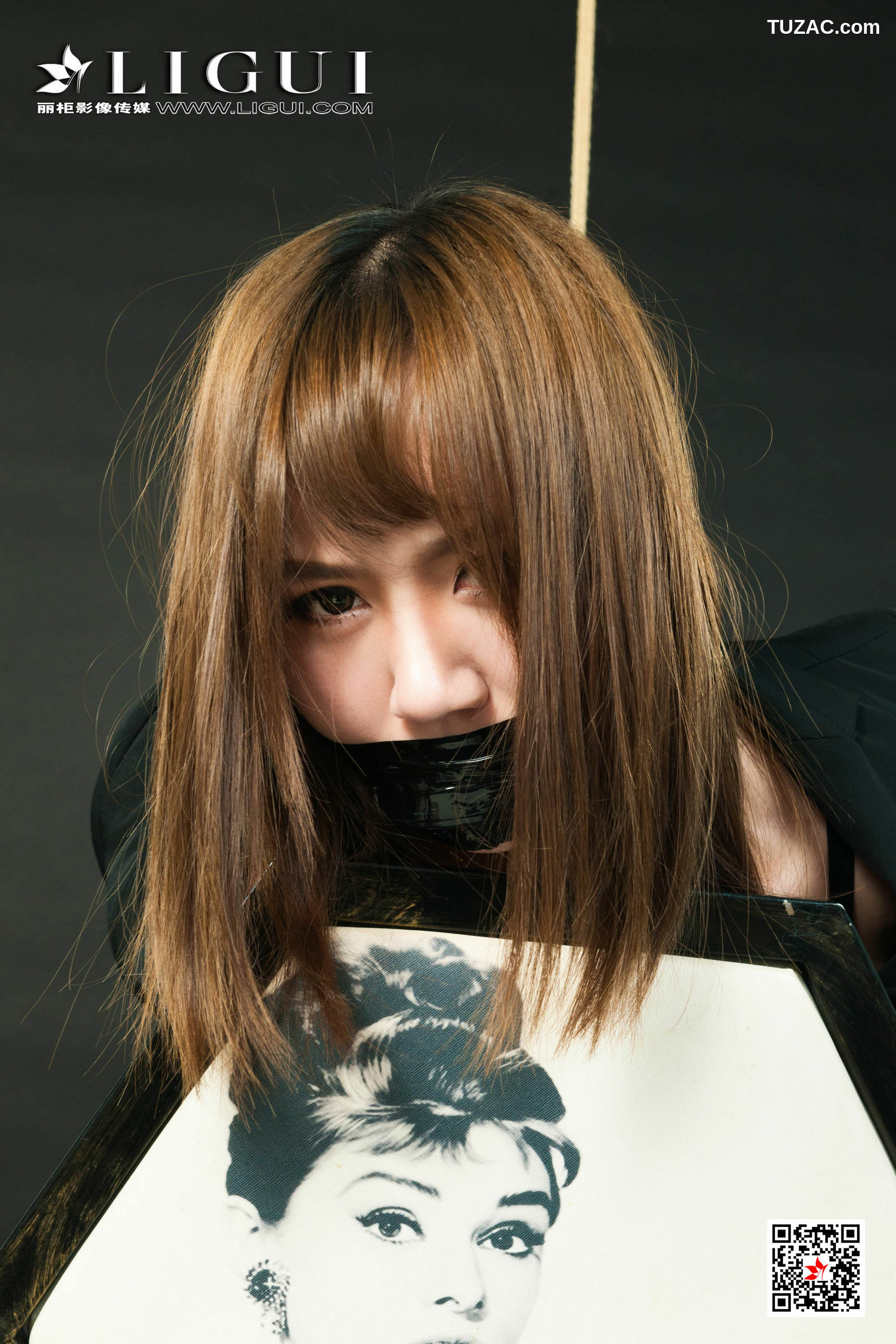 丽柜_ 网络丽人 Model 多多 - 黑丝捆绑女郎[52P]