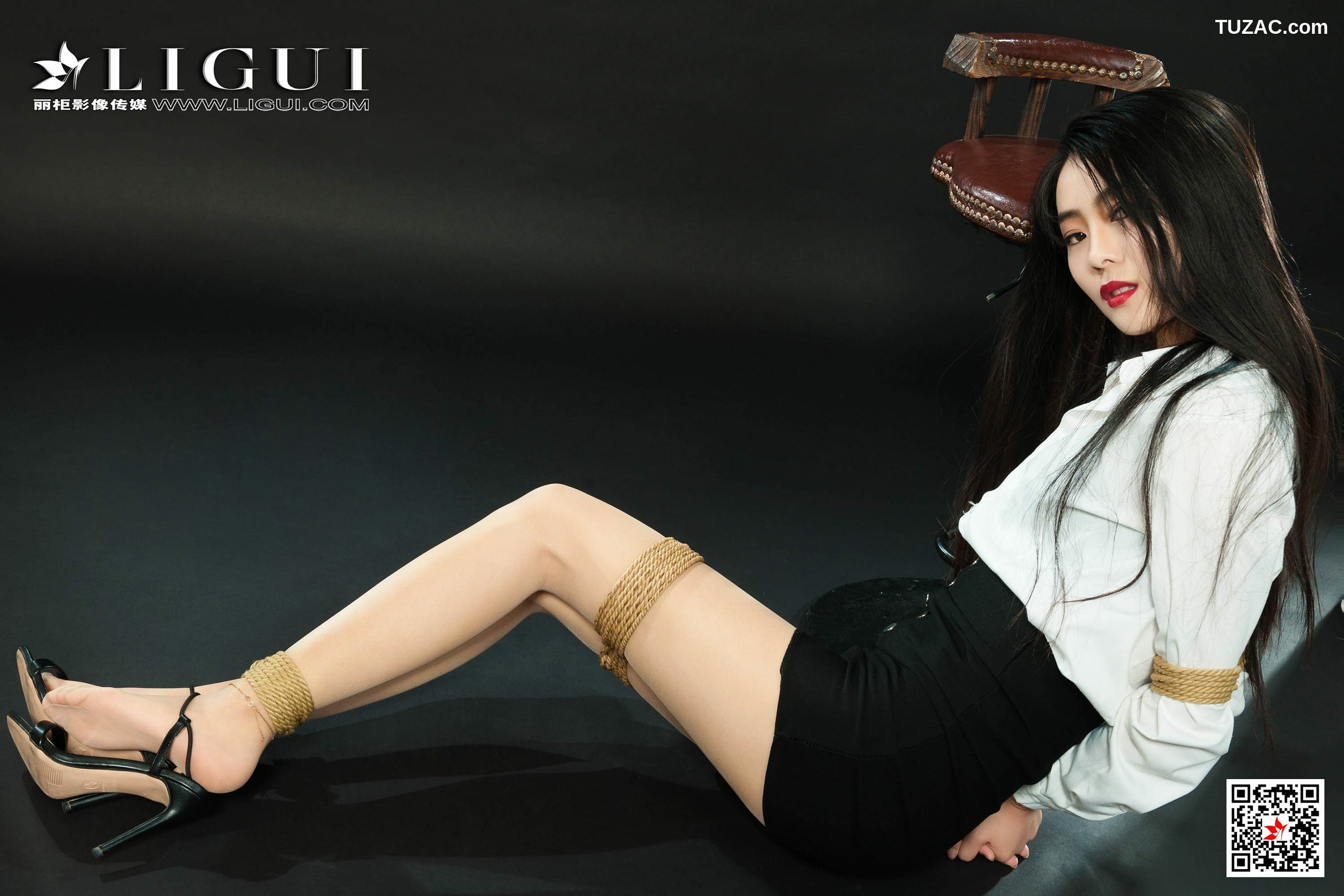 丽柜_ 网络丽人 Model 白雪 - 肉丝捆绑绳艺[71P]